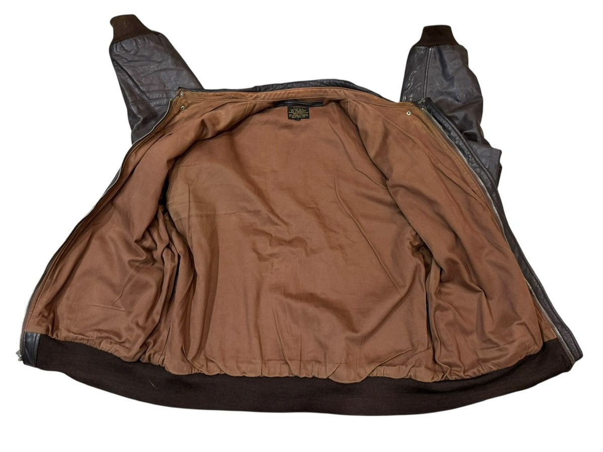 Cockpit USA Army 30-1415 Type A-2 Leather USA Air Force Jacket Large Size US L / EU 52-54 / 3 - 7 Thumbnail