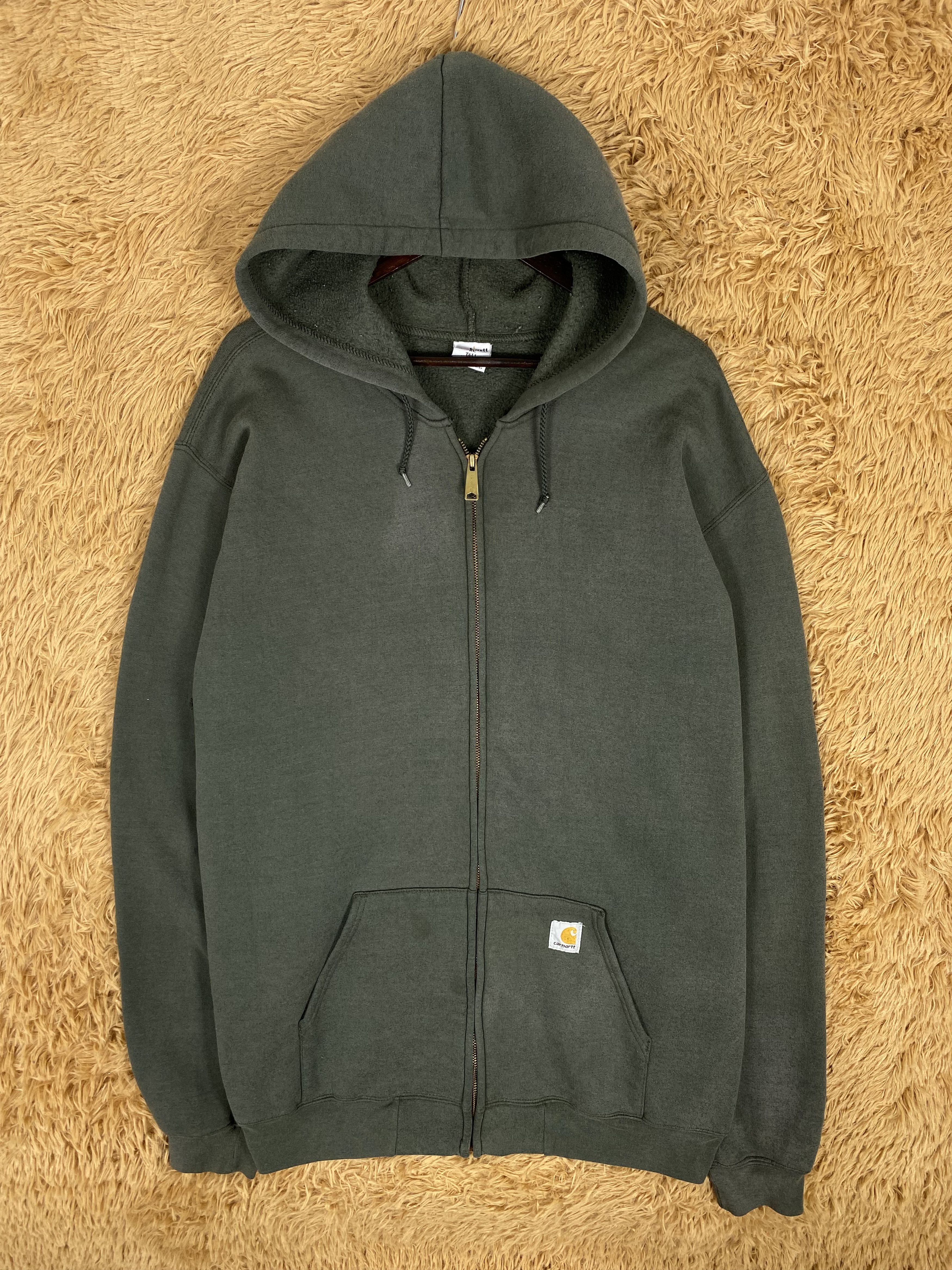 Carhartt Vintage Carhartt Faded Hoodie Sweater PJ2511 Size US L / EU 52-54 / 3 - 1 Thumbnail