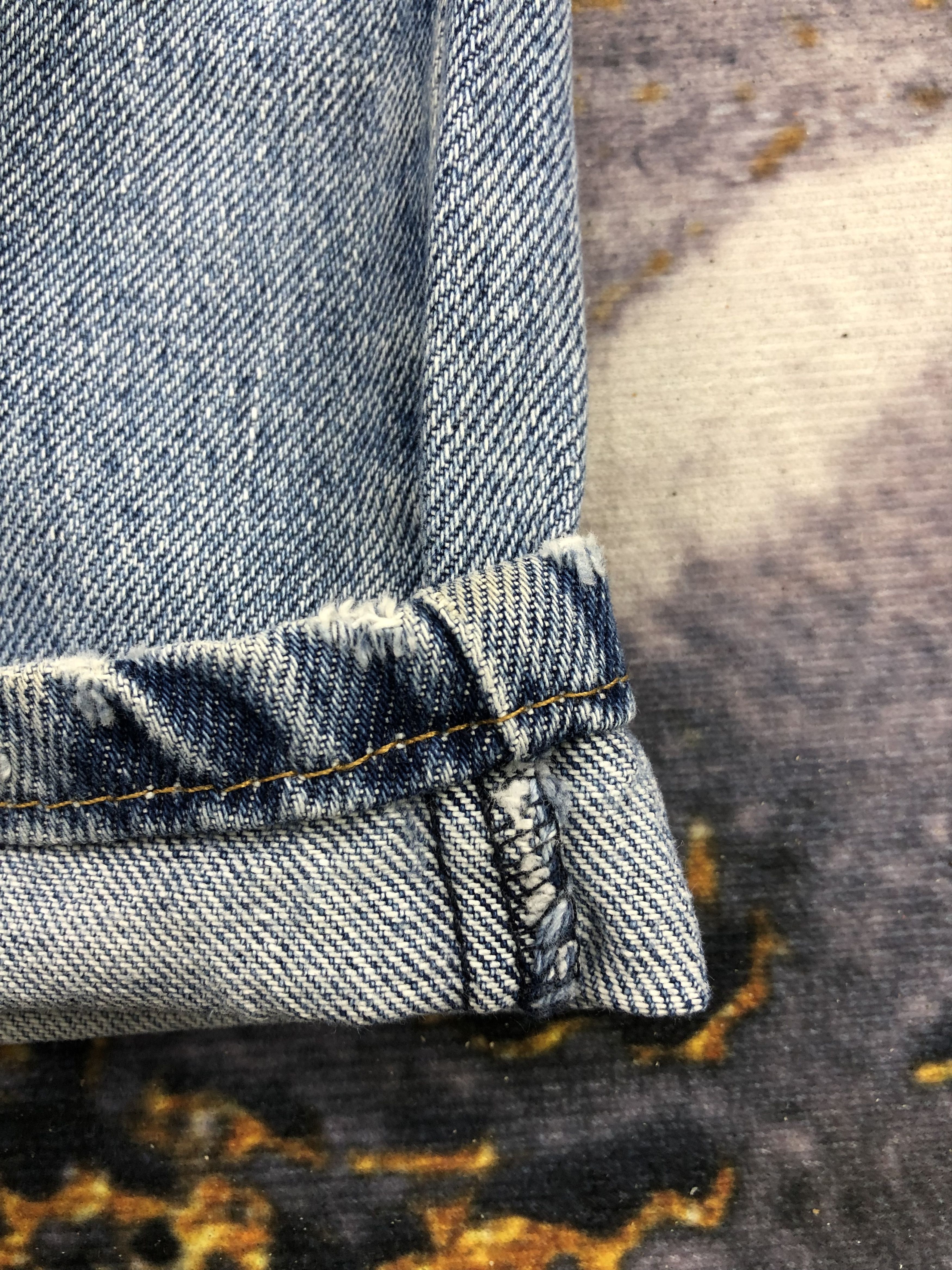 Levi's Vintage Levis 505 Light Washed Jeans DPP0159 Size US 37 - 9 Thumbnail