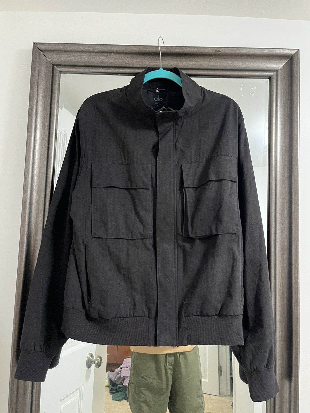 Alo ALO YOGA Shoreline Bomber Jacket - Black Size US M / EU 48-50 / 2 - 1 Thumbnail