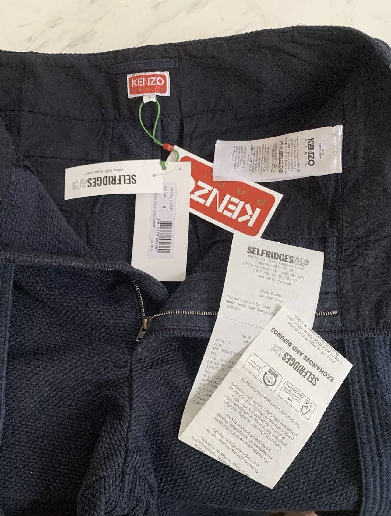 Kenzo KENZO X VERDY 'KENZO BY VERDY' JUDO SHORTS Size small Navy Size US 32 / EU 48 - 10 Thumbnail