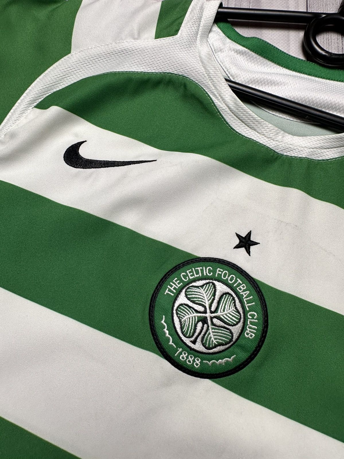 Nike × Vintage Vintage Nike total 90 Celtic soccer jersey size S striped Size US S / EU 44-46 / 1 - 4 Thumbnail