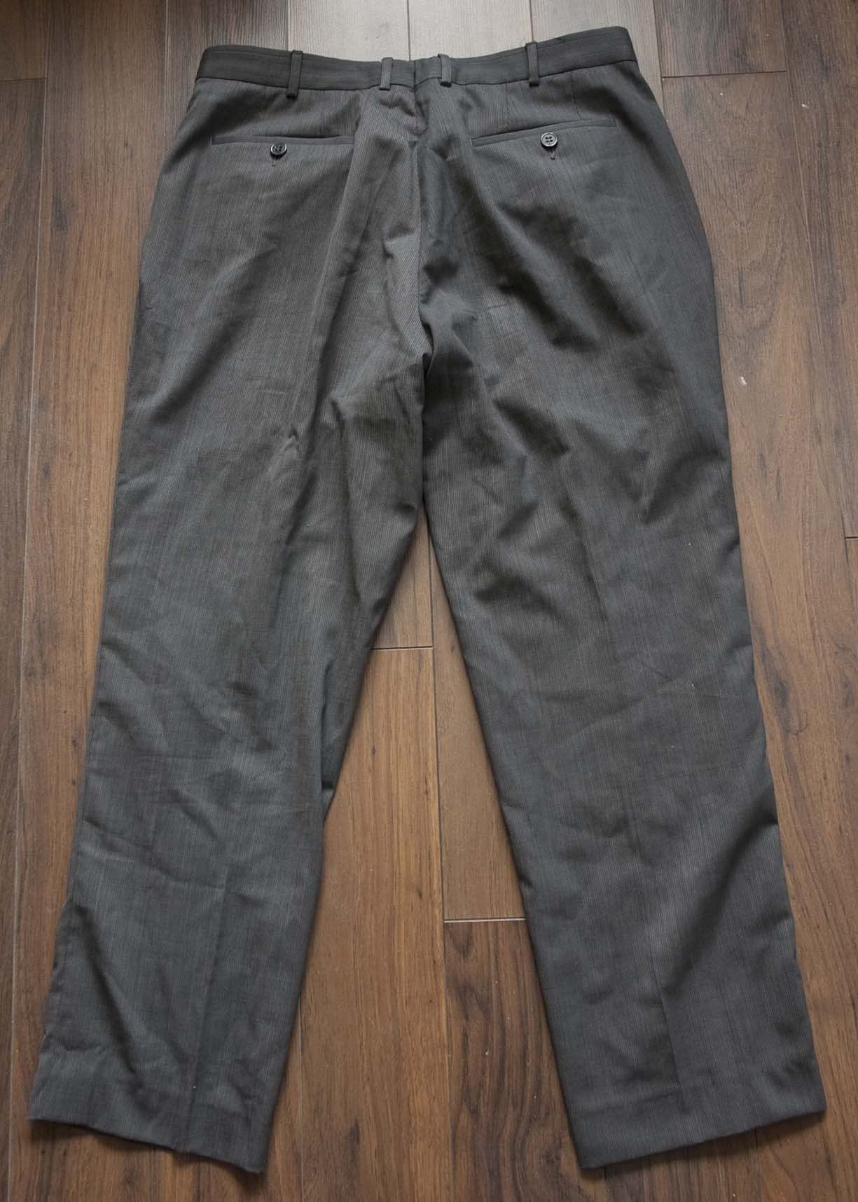 Z Zegna Zegna Z Pants Size 34x26.5 Gray Wool/ Polyester Size US 34 / EU 50 - 2 Thumbnail