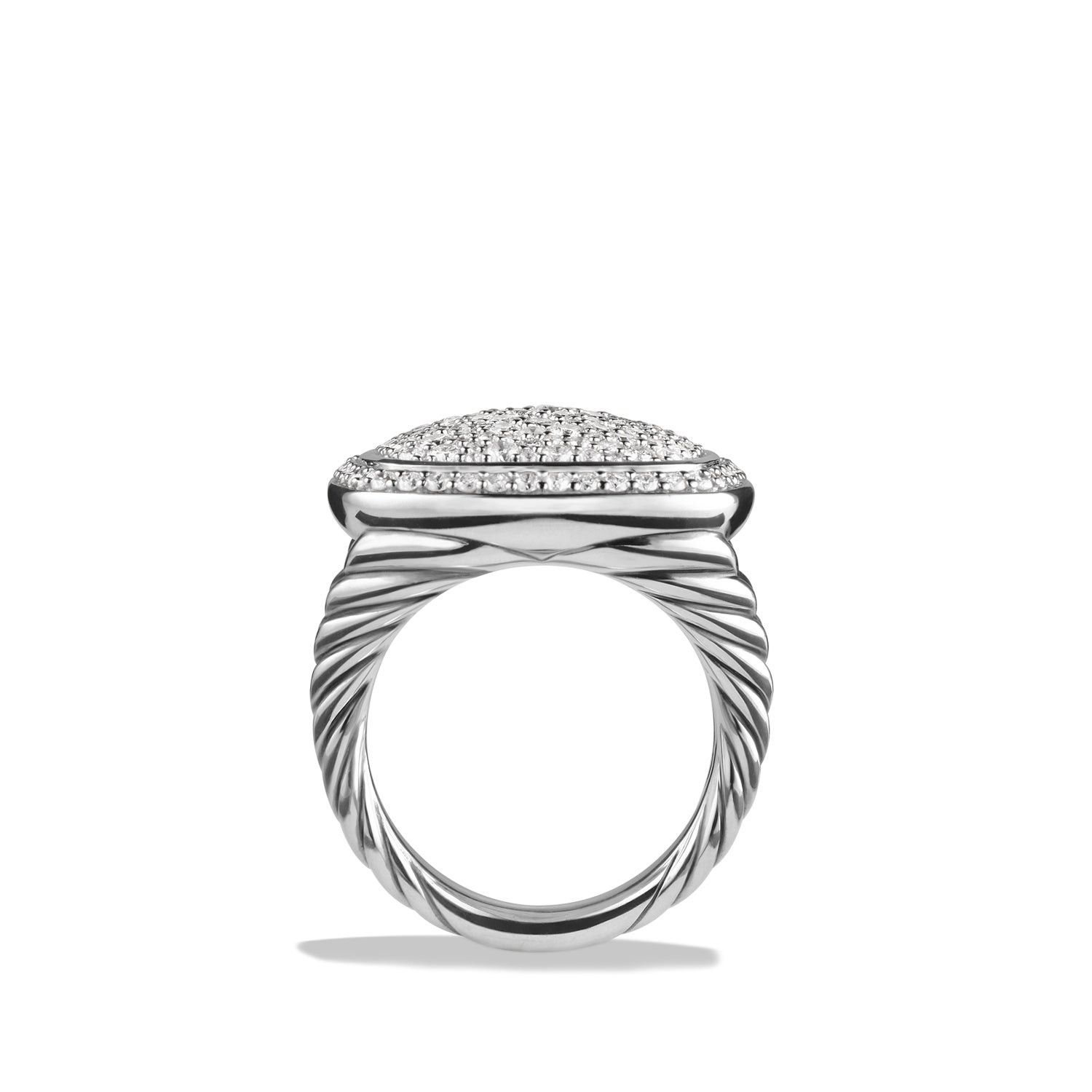 David Yurman o1w1db10525 R12374D Ring in Sterling Silver with Diamond Size ONE SIZE - 4 Thumbnail