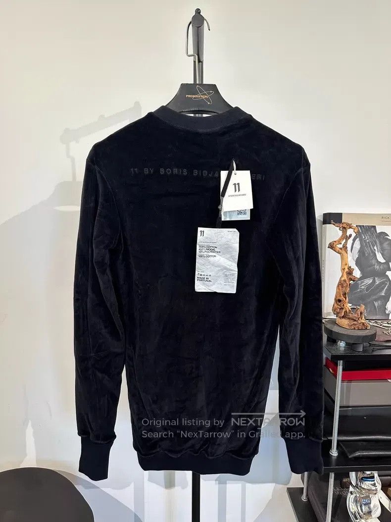 Boris Bidjan Saberi Boris Bidjan Saberi Double-sided velvet printed crewneck s Size XXS / US 00 / IT 34 - 4 Thumbnail