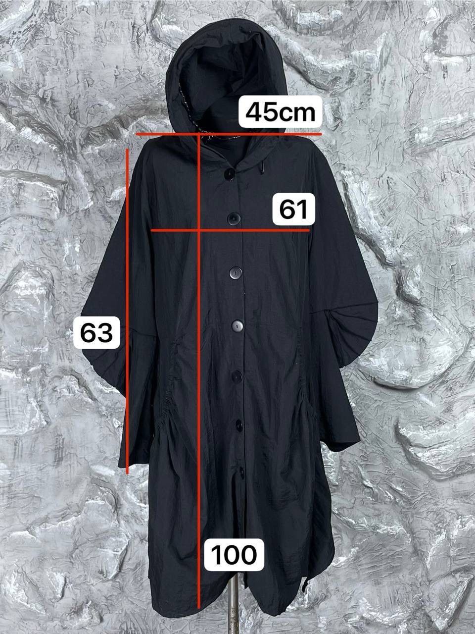 Japanese Brand × Junya Watanabe × Le Grande Bleu (L.G.B.) Vintage Nylon Coat Huge Hood Yohji Issey Miyake Archive Vibe Size US M / EU 48-50 / 2 - 22 Thumbnail