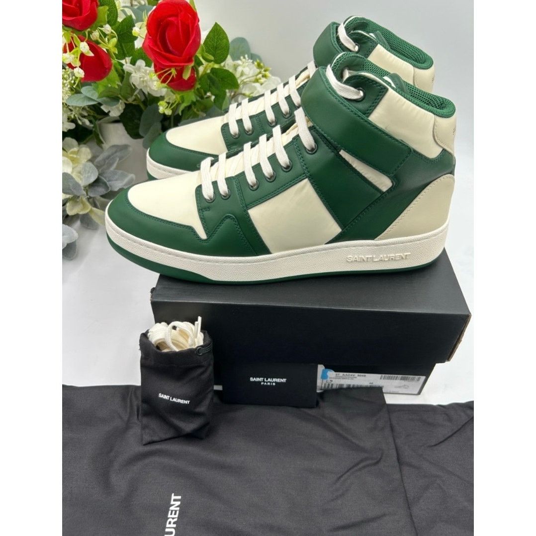 Saint Laurent Paris Saint Laurent LAX leather high top sneakers size 46/13 US Size US 13 / EU 46 - 2 Thumbnail