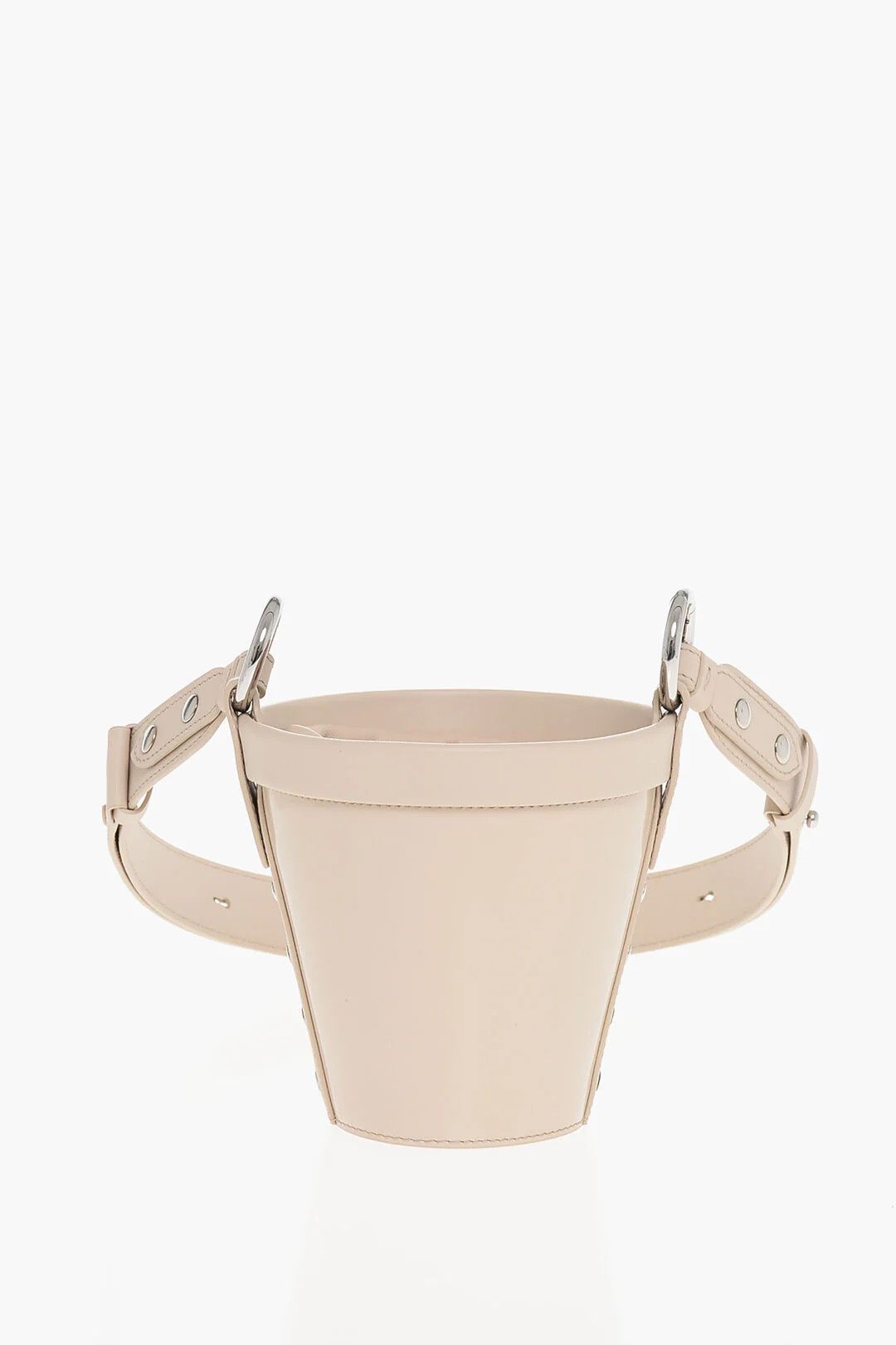 og1mm0326 Size: OS / Patent Leather Bucket Bag in Pink