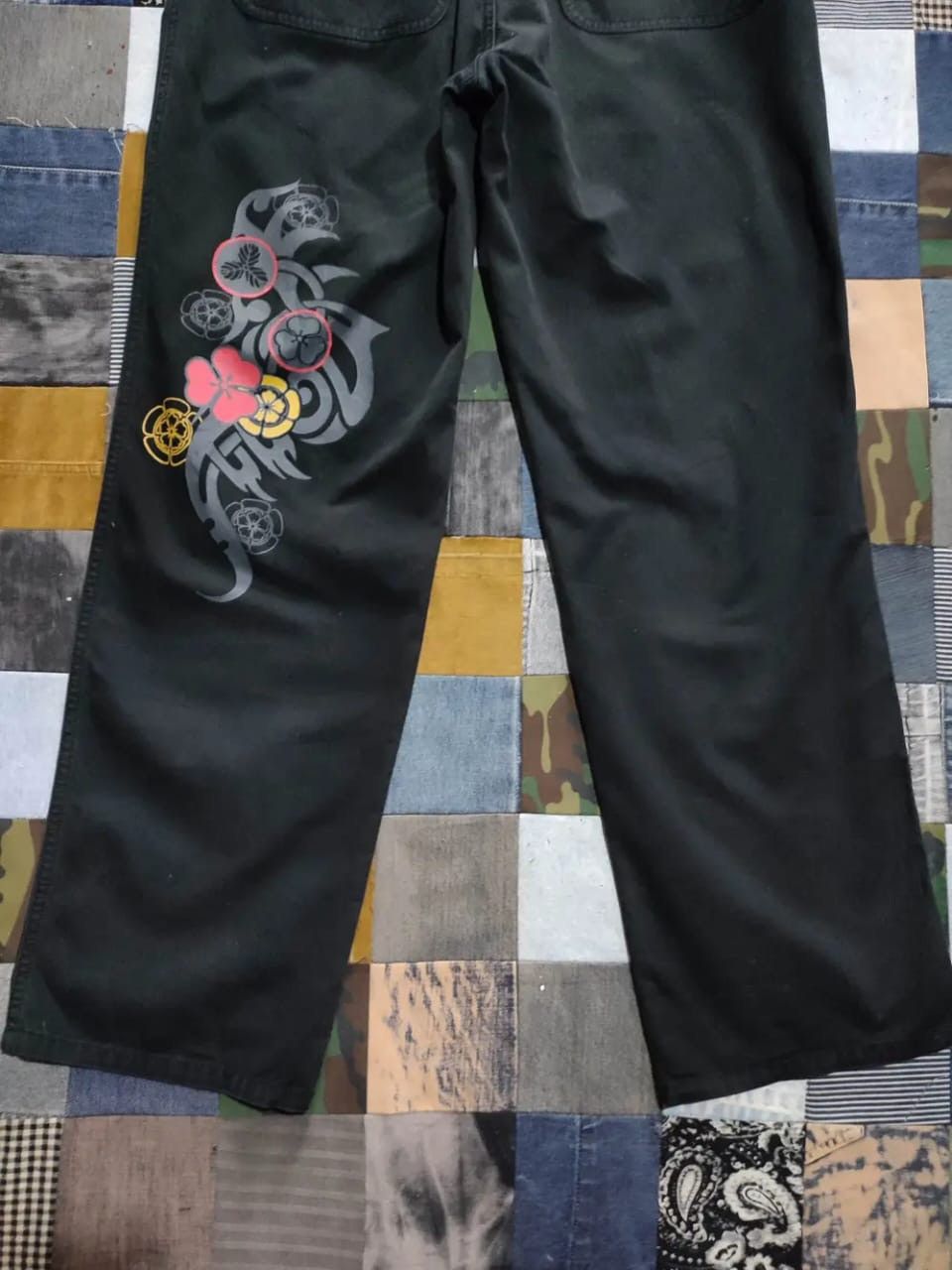 Japanese Brand Amore Puro Dragon Pants Size US 32 / EU 48 - 6 Thumbnail