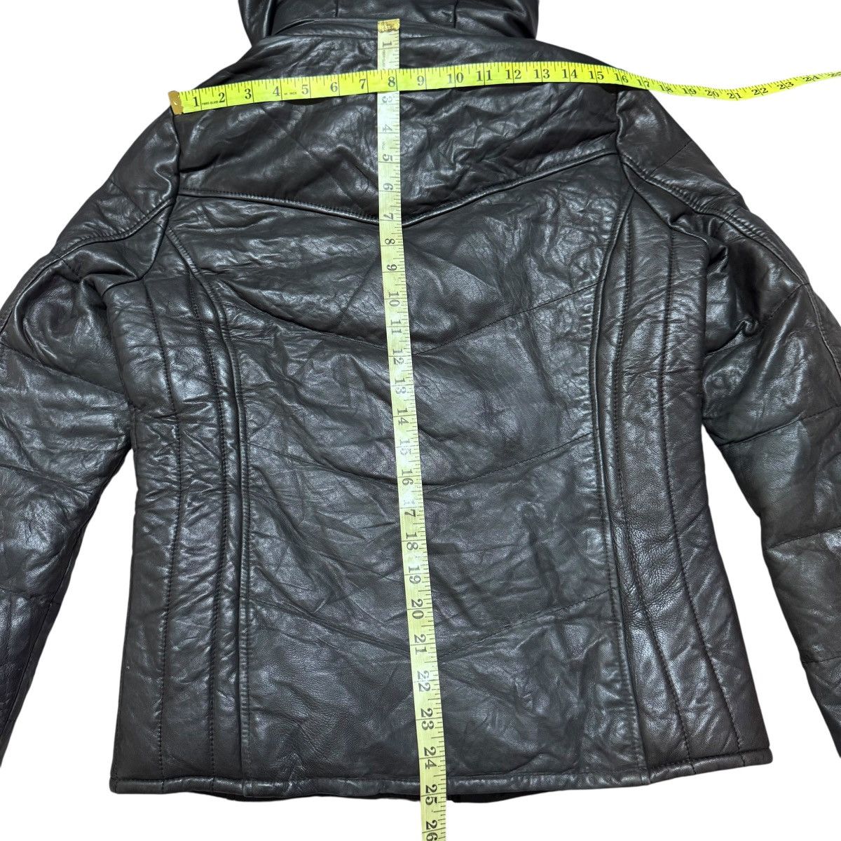 AZ by junhashimoto Az Junhashimoto Lamb Leather Puffer Jacket Size US M / EU 48-50 / 2 - 15 Thumbnail
