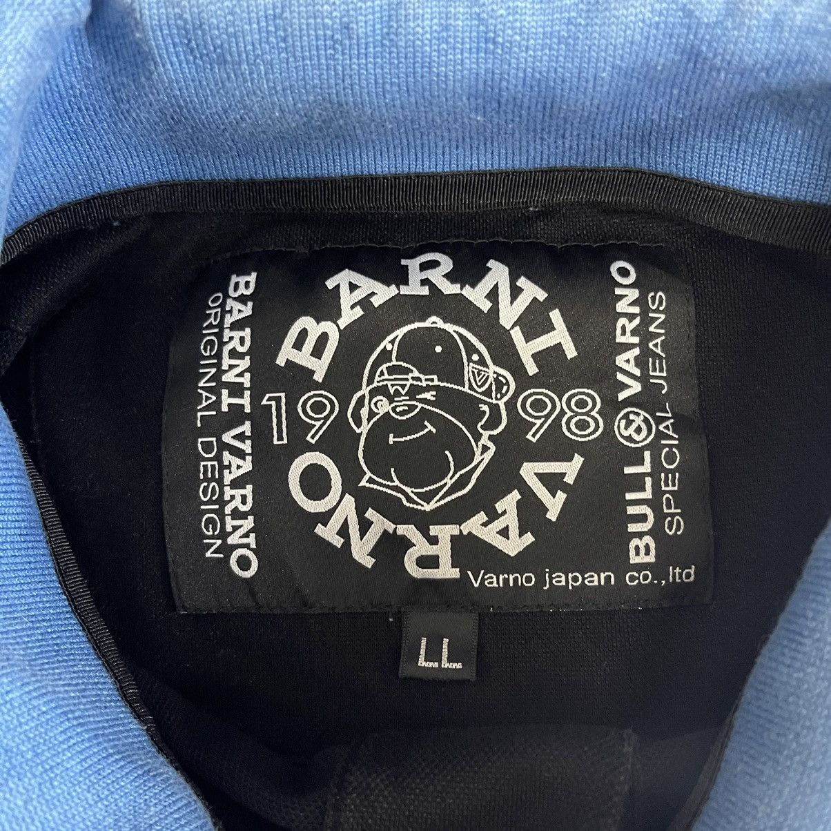 Japanese Brand Bull & Varno Big Logo Collar Shirts Size XL Size US XL / EU 56 / 4 - 12 Thumbnail