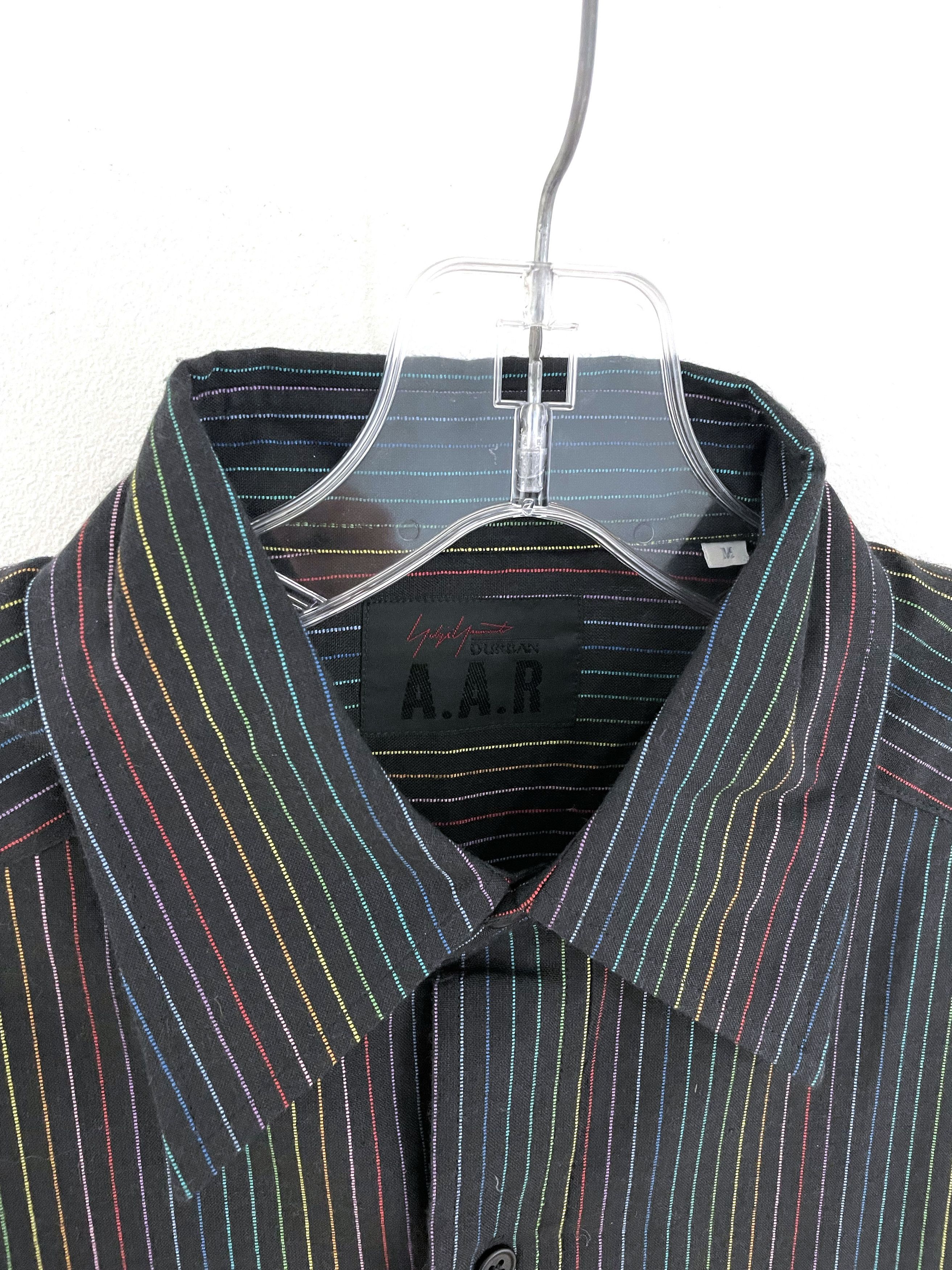 Yohji Yamamoto AAR Colourful Striped Shirt Size US L / EU 52-54 / 3 - 3 Thumbnail