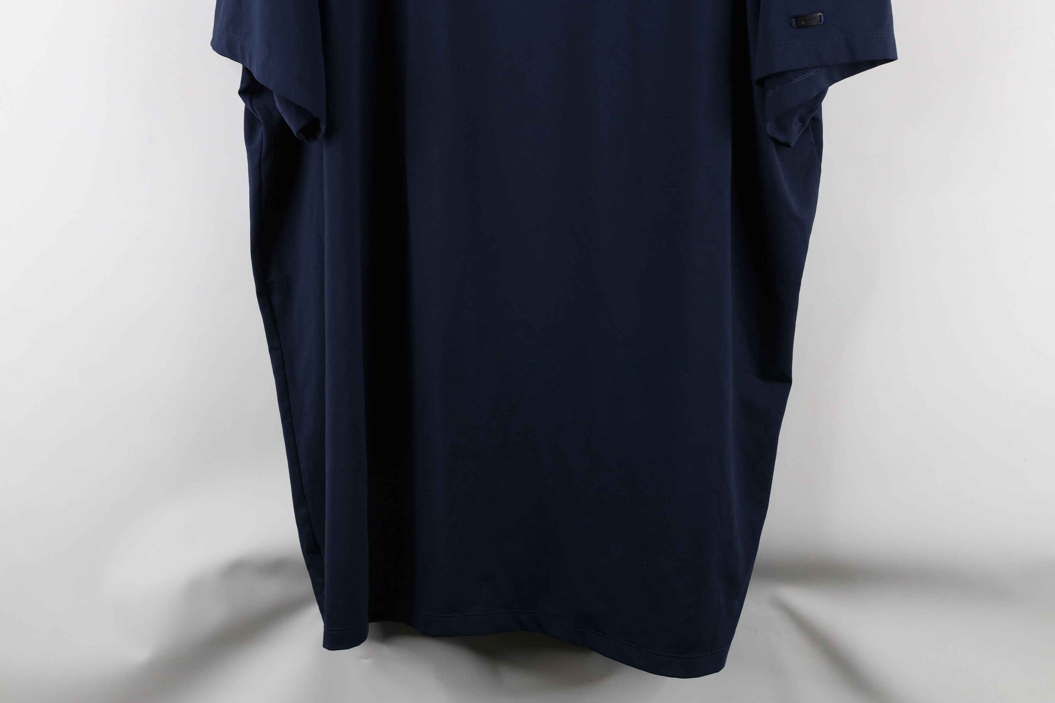 Nike × Vintage Nike Mini Swoosh University of Michigan Mock Neck T-Shirt Size US XXL / EU 58 / 5 - 3 Thumbnail