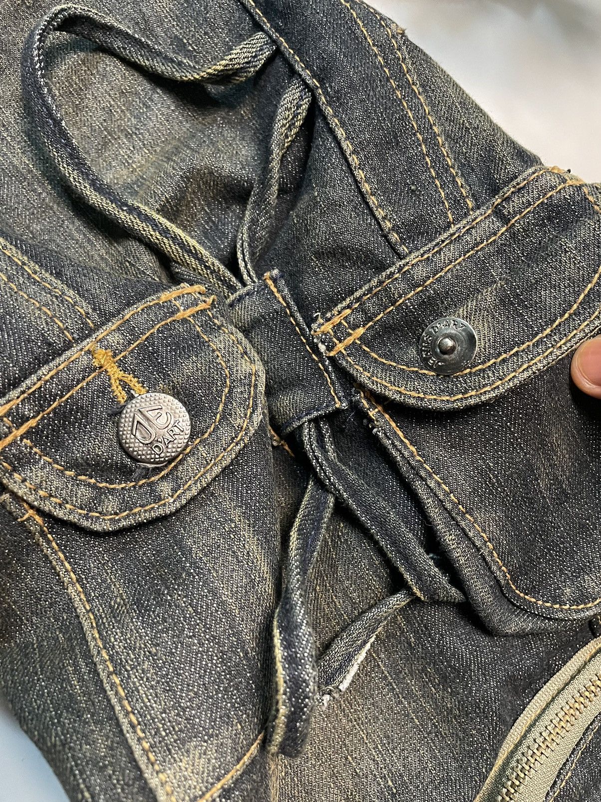 Seditionaries Multi Pocket Jeans De Art Denim Size US 29 - 6 Thumbnail