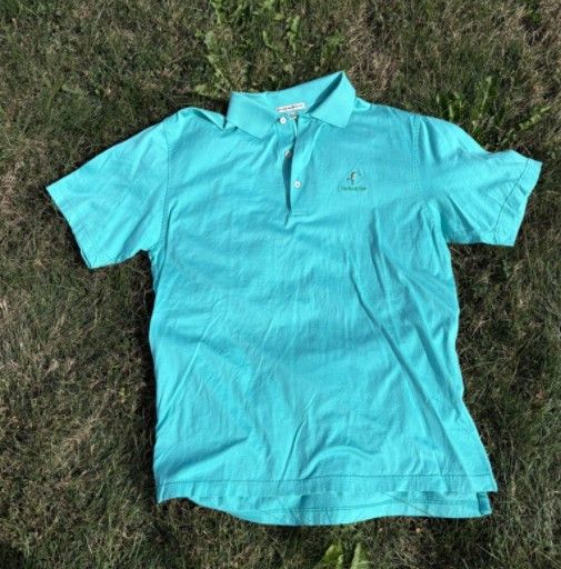 Peter Millar Peter Millar Golf Polo Shirt Mens Turquoise The Tryall Club Size US M / EU 48-50 / 2 - 1 Thumbnail