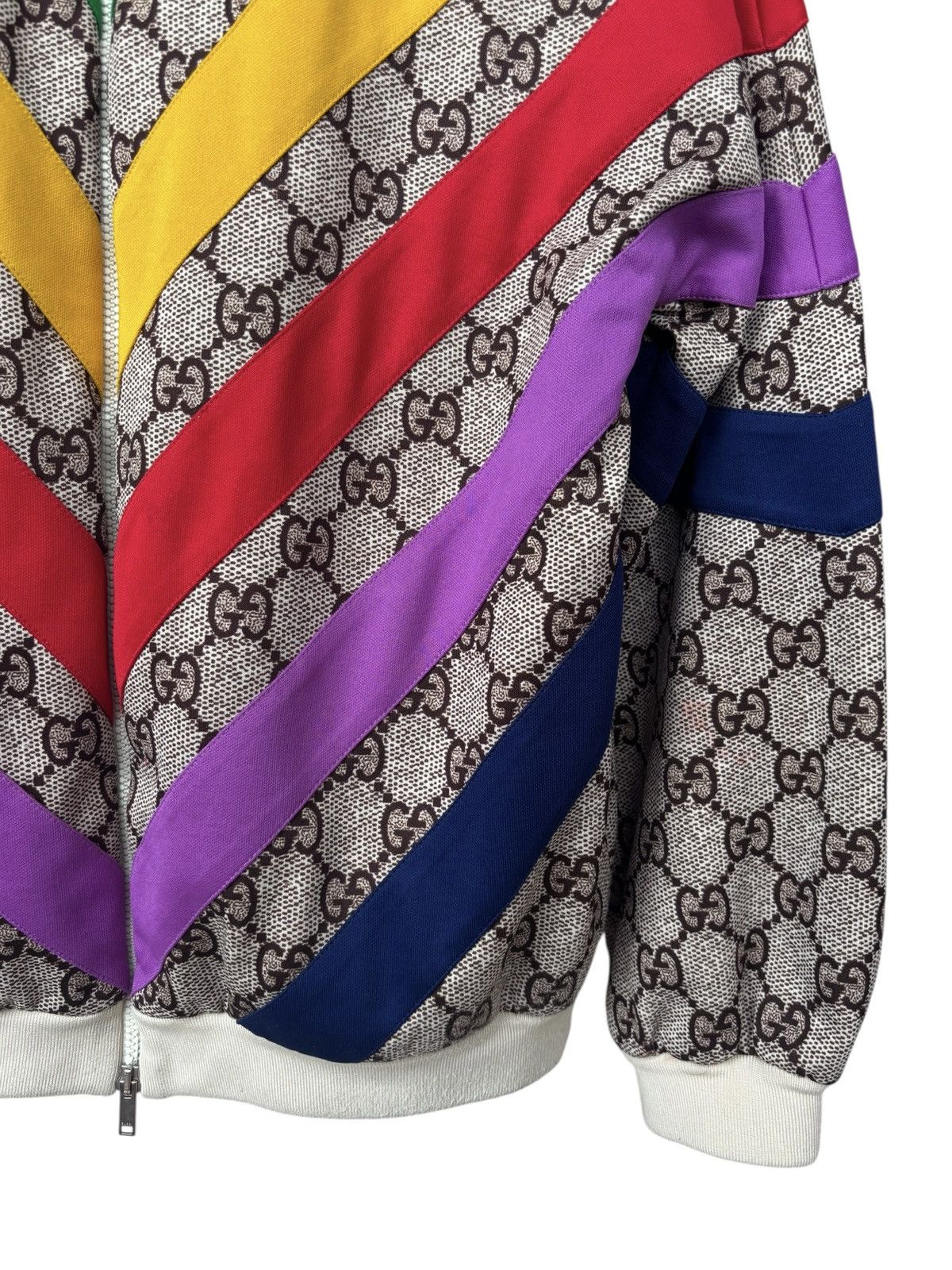 Gucci Gucci GG Supreme Monogram Track Jacket Size US M / EU 48-50 / 2 - 6 Thumbnail