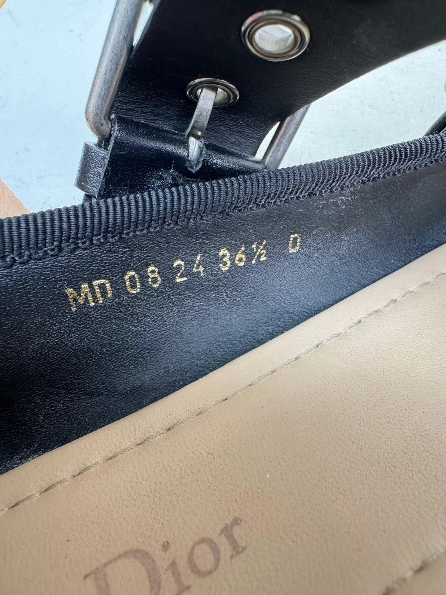 Dior Dior Mary Jane Flats 36.5, 2-3wears, cleaned Size US 5.5 / IT 35.5 - 6 Thumbnail