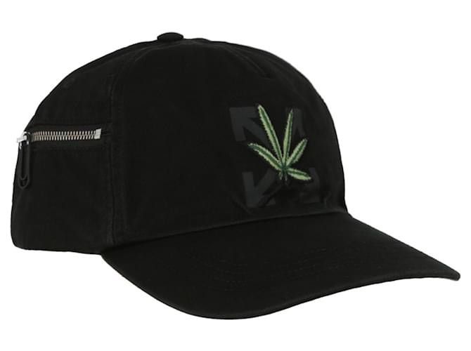 Off-White Mens “Seasonal” Weed Arrows Logo Hat Size ONE SIZE - 1 Thumbnail