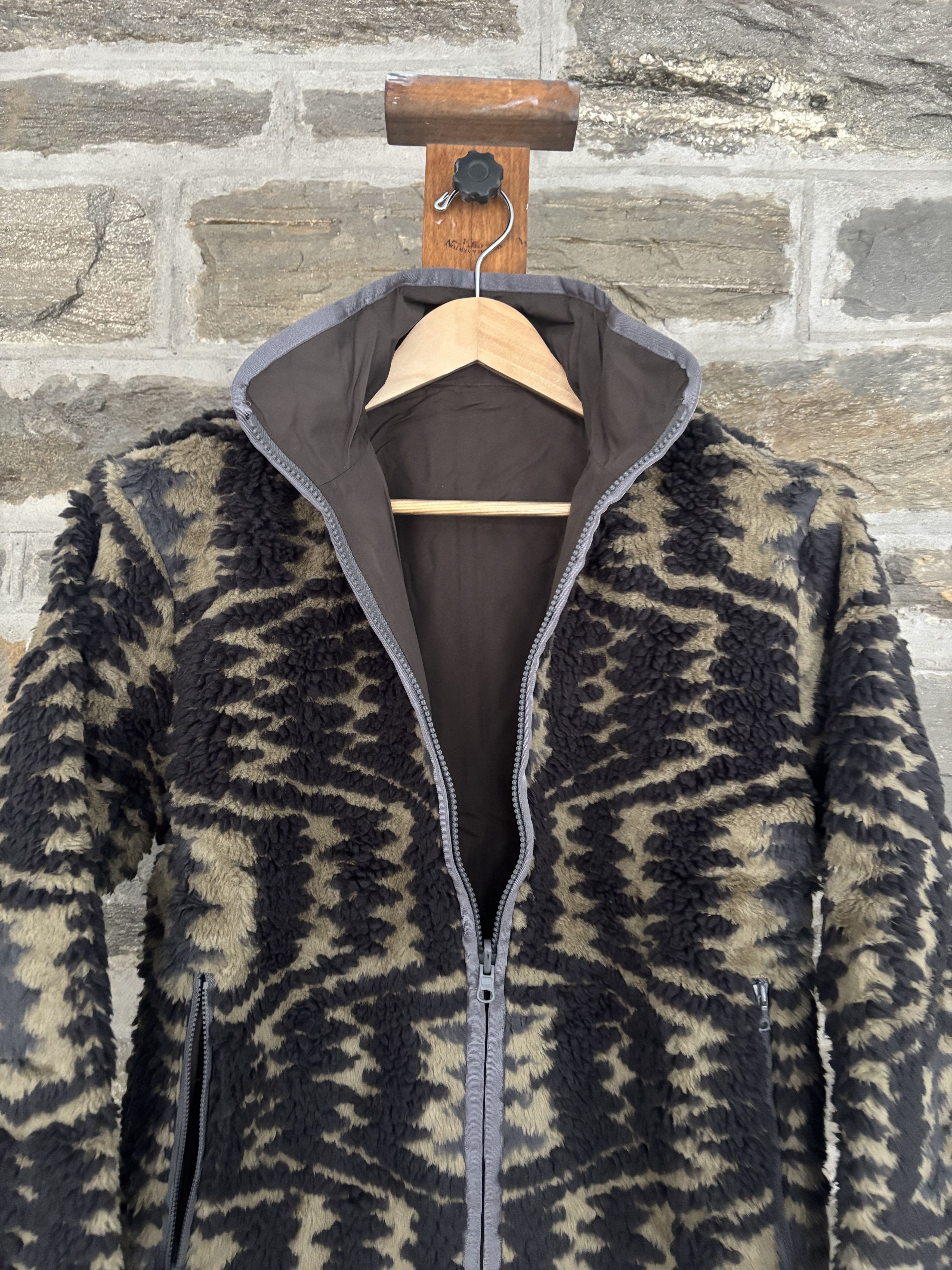 John Elliott Reversible Beige & Black Polar Fleece Jacket Size US M / EU 48-50 / 2 - 4 Thumbnail