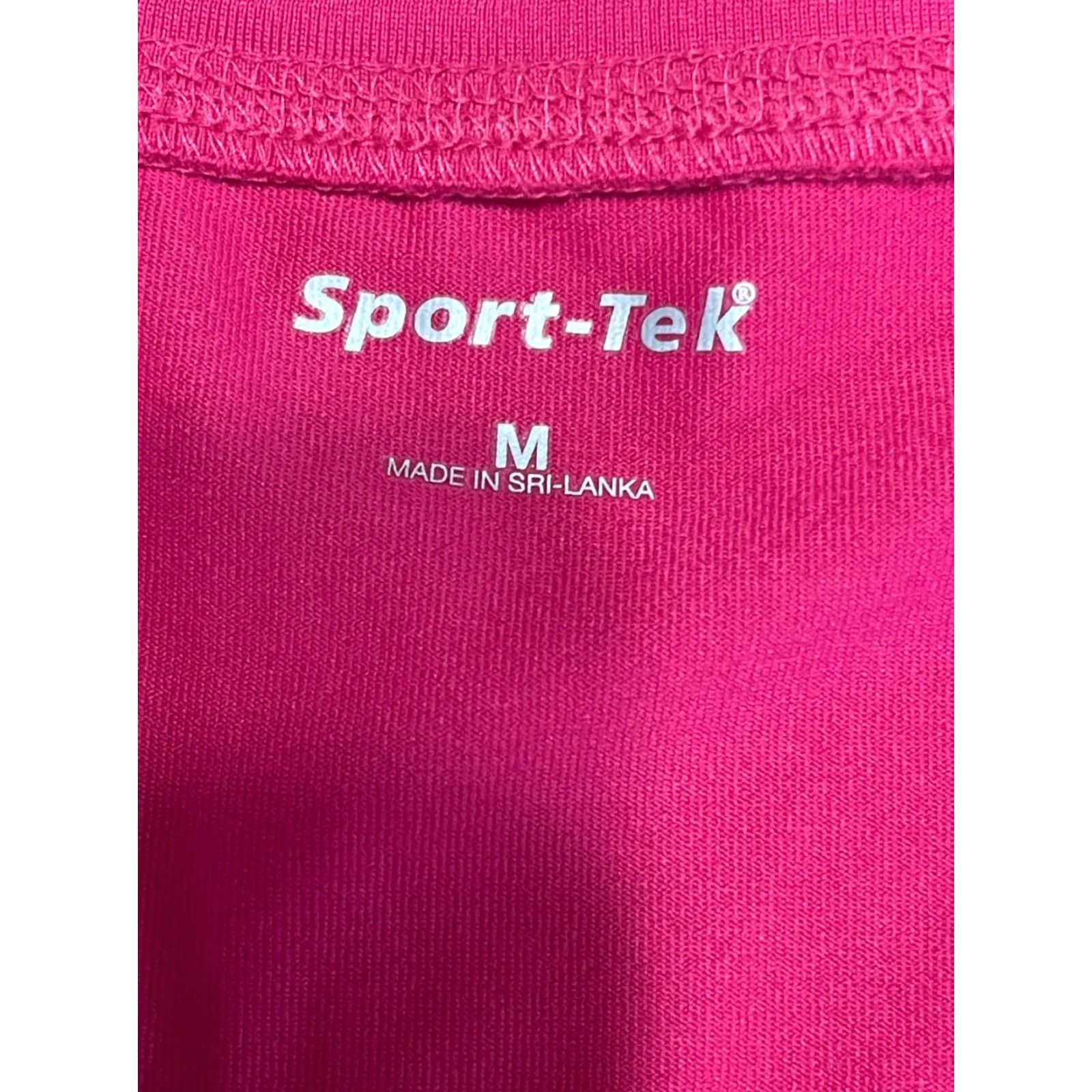 Vintage Sport-Tek Tank Top Shirt Women's M Pink Sleeveless V-Neck Regular Fit Casual Sports Size M / US 6-8 / IT 42-44 - 6 Thumbnail
