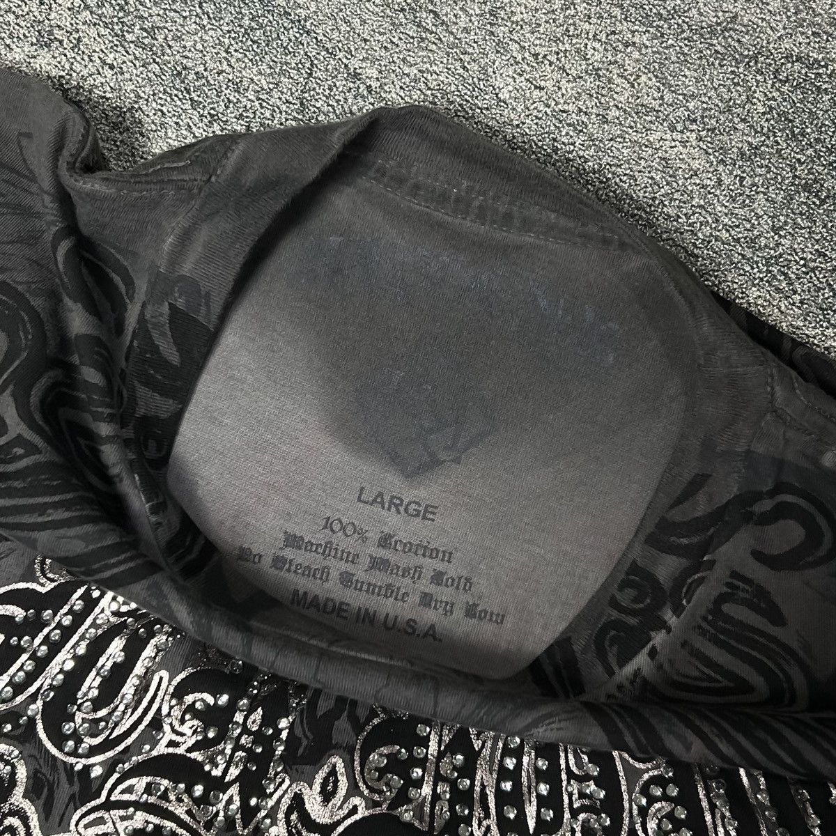 Japanese Brand Y2k Overprint Black Size US M / EU 48-50 / 2 - 4 Thumbnail