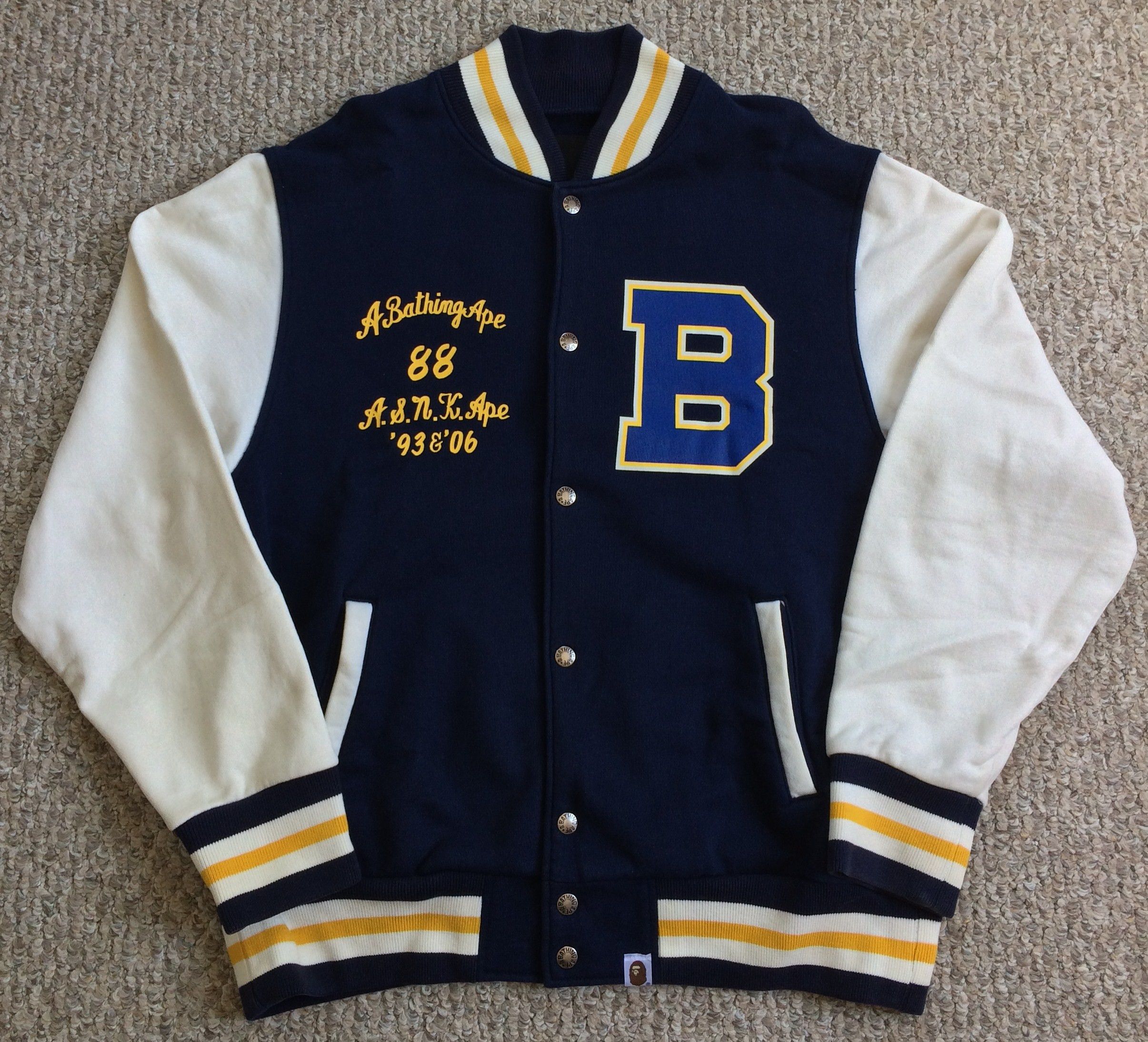 Bape F/W 2006 Bape ASNKA Varsity Jacket Size US L / EU 52-54 / 3 - 1 Thumbnail