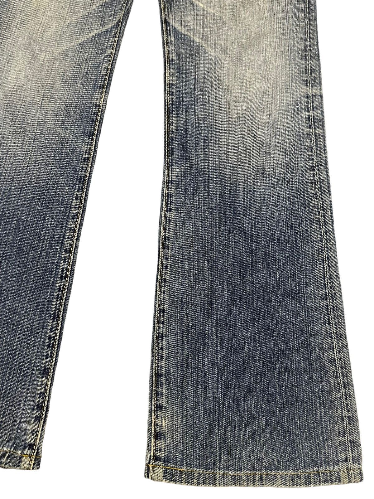 Gap Vintage Gap Blue Wash Distress Bootcut Style Jeans Size US 30 / EU 46 - 6 Thumbnail