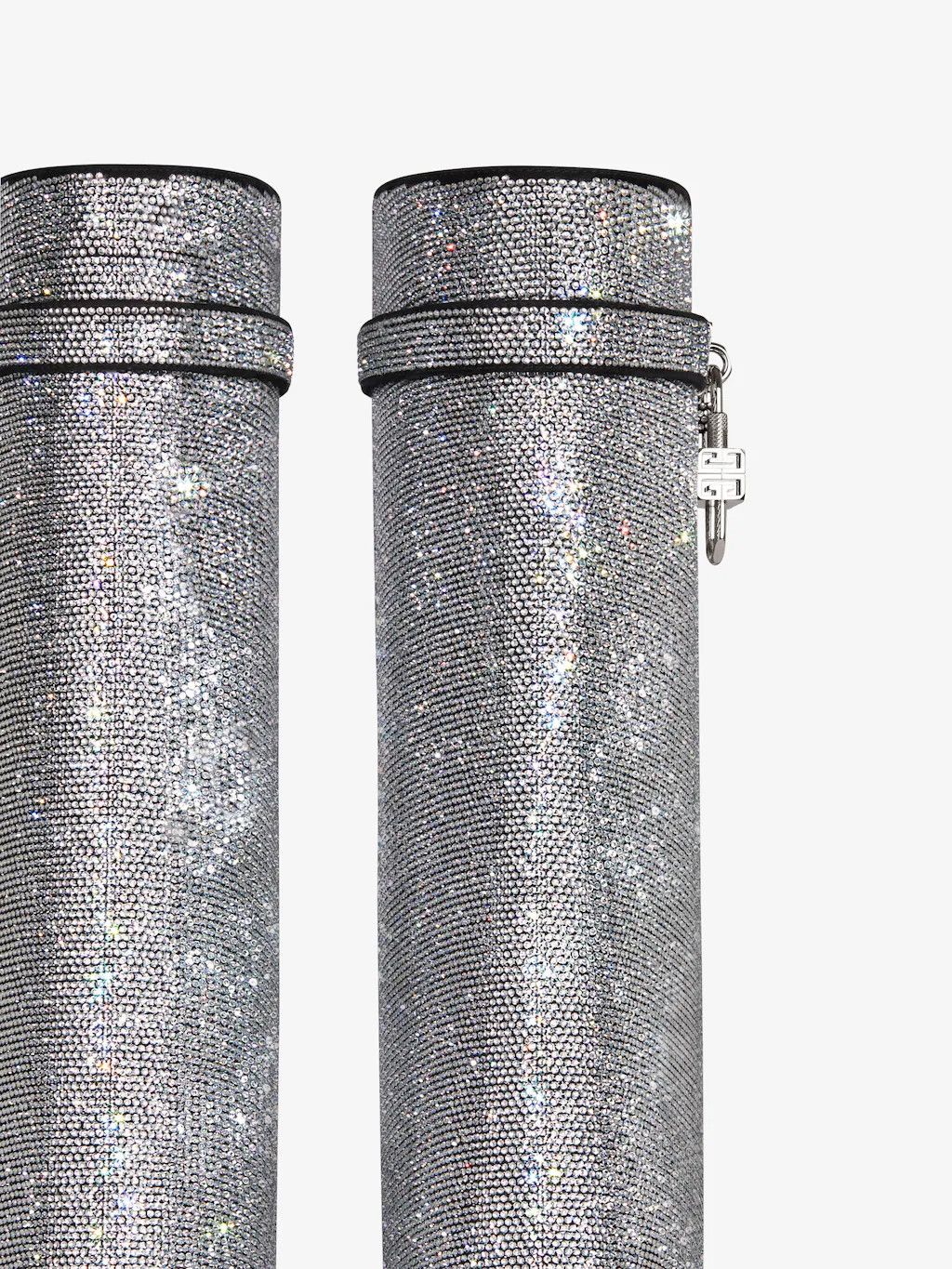 Givenchy o1w1db10525 Shark Lock Wide Fit Pant Boots 90mm in Silver Size US 6 / IT 36 - 6 Thumbnail