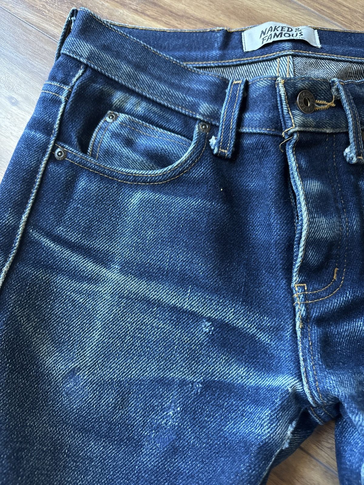 Naked & Famous Naked & Famous Elephant 2 Revenge 22oz Super Skinny Guy Size US 28 / EU 44 - 3 Thumbnail