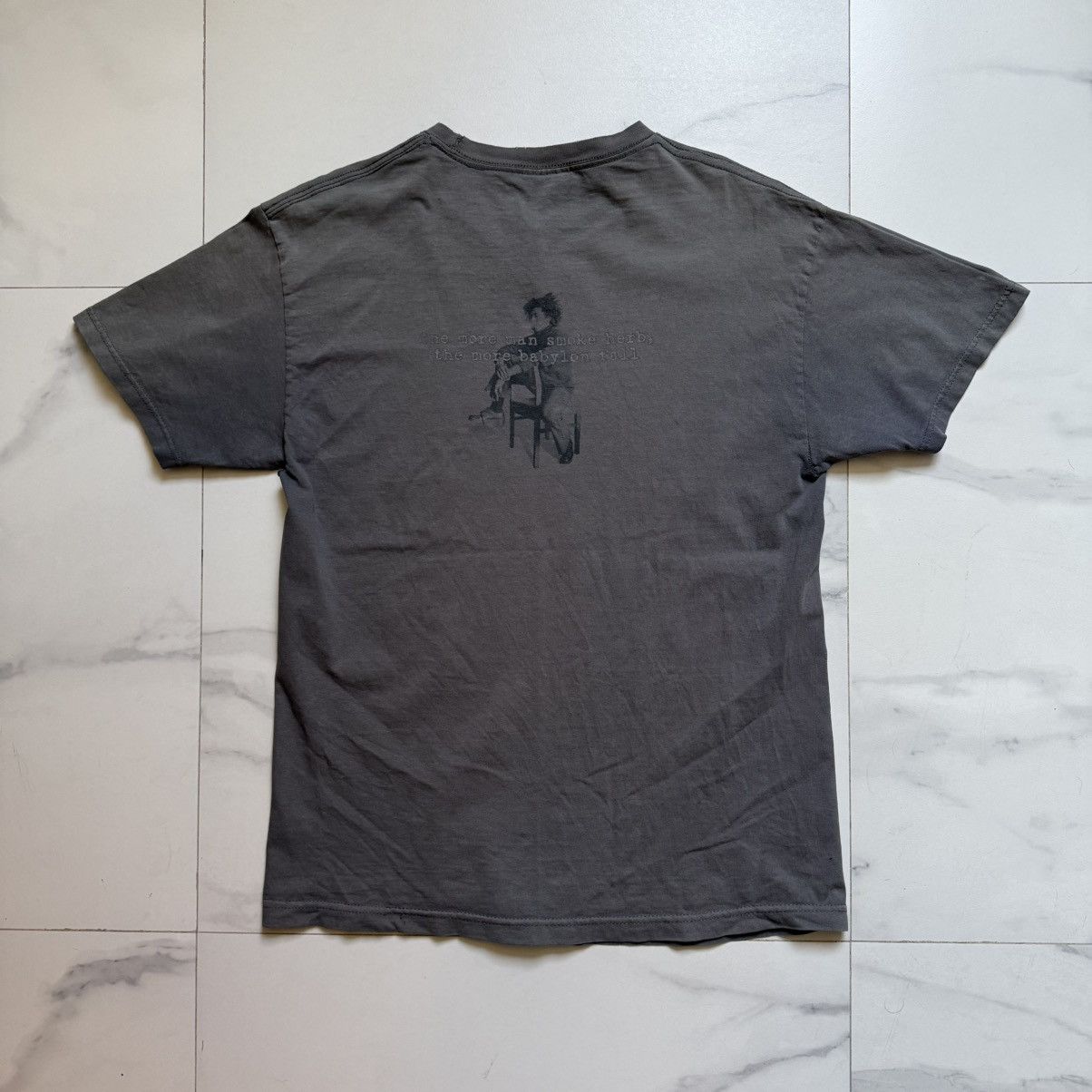 Bob Marley Vintage Y2K Bob Marley Distressed Tee Size US L / EU 52-54 / 3 - 3 Thumbnail