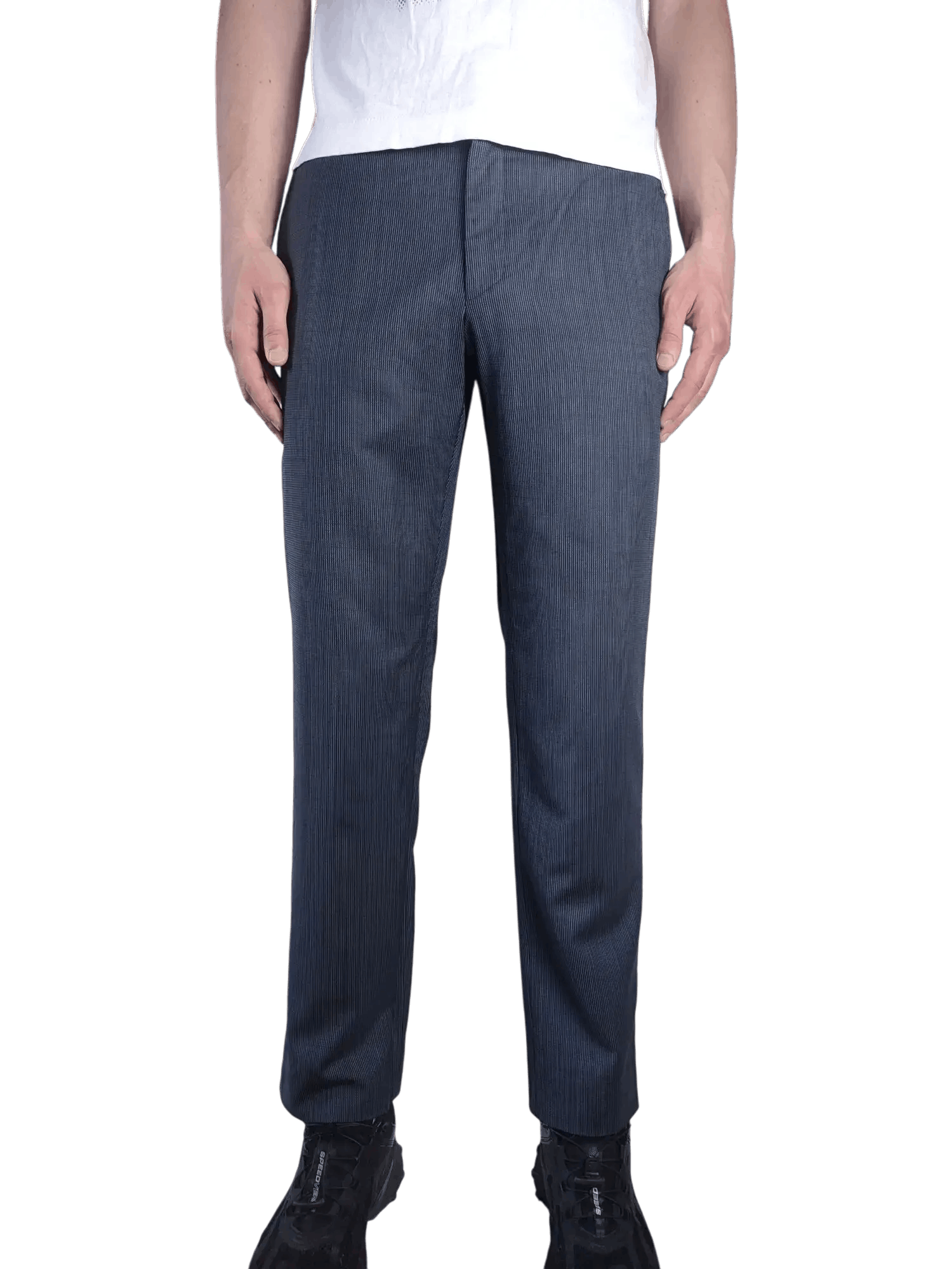 Versace Versace Collection Wool Dotted Trousers Pants Size US 32 / EU 48 - 2 Thumbnail