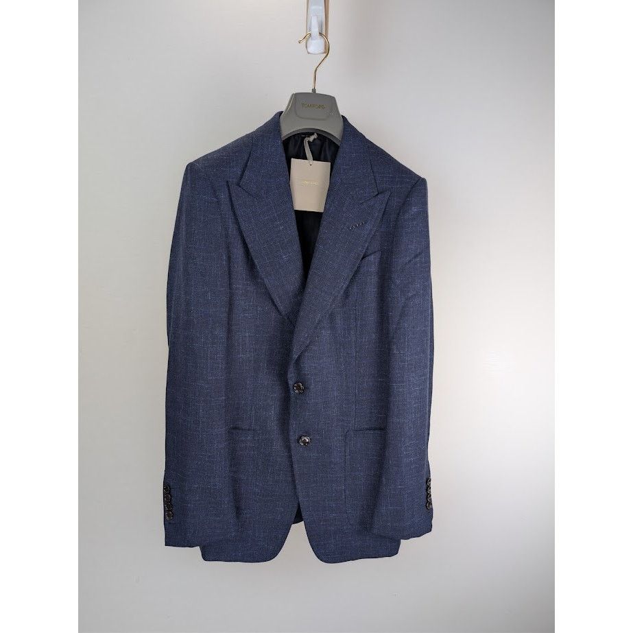 Tom Ford o1rshd1 Blazer Jacket in Blue Size US S / EU 44-46 / 1 - 1 Thumbnail