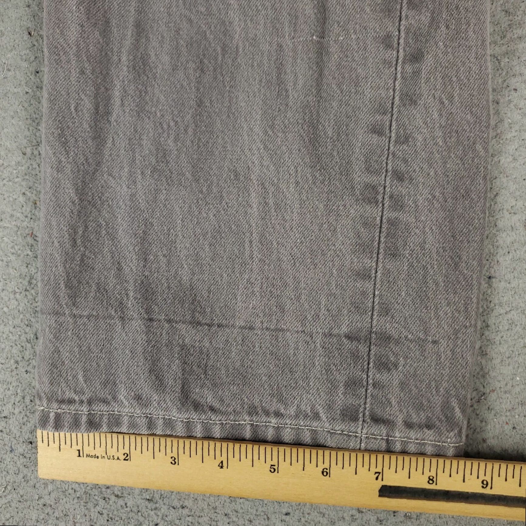 Levi's Levi's 501 Jeans Mens Regular Size 40x30 Gray Straight Leg Denim Pants Size US 40 / EU 56 - 7 Thumbnail