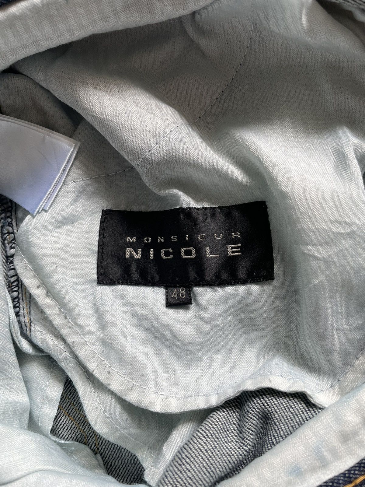 Nicole Club Nicole Club For Men Distressed Denim Pants Size US 34 / EU 50 - 3 Thumbnail