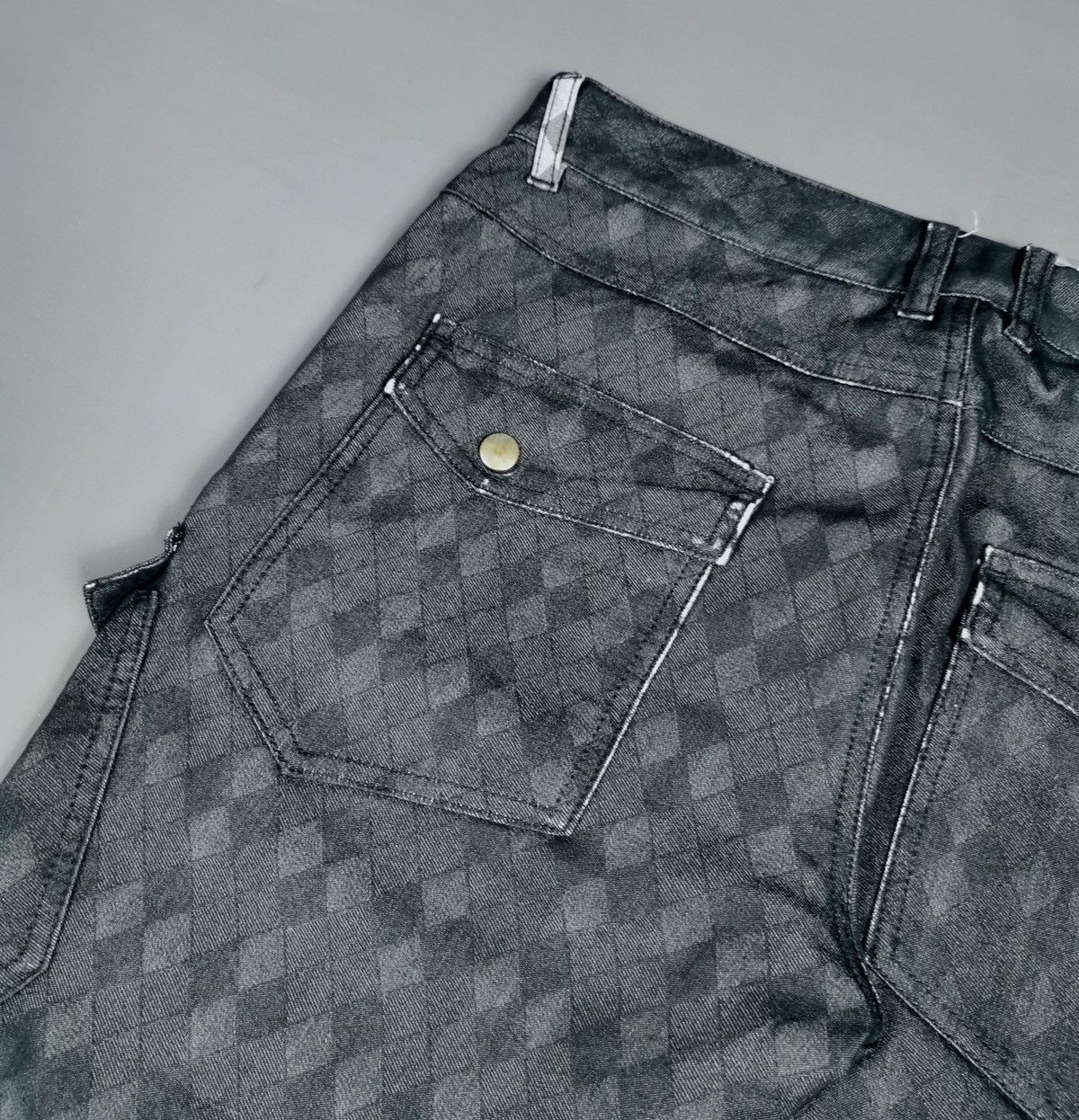 semanticdesign Semanticdesign Diamond Structure Cargo Pants Size US 31 - 7 Thumbnail