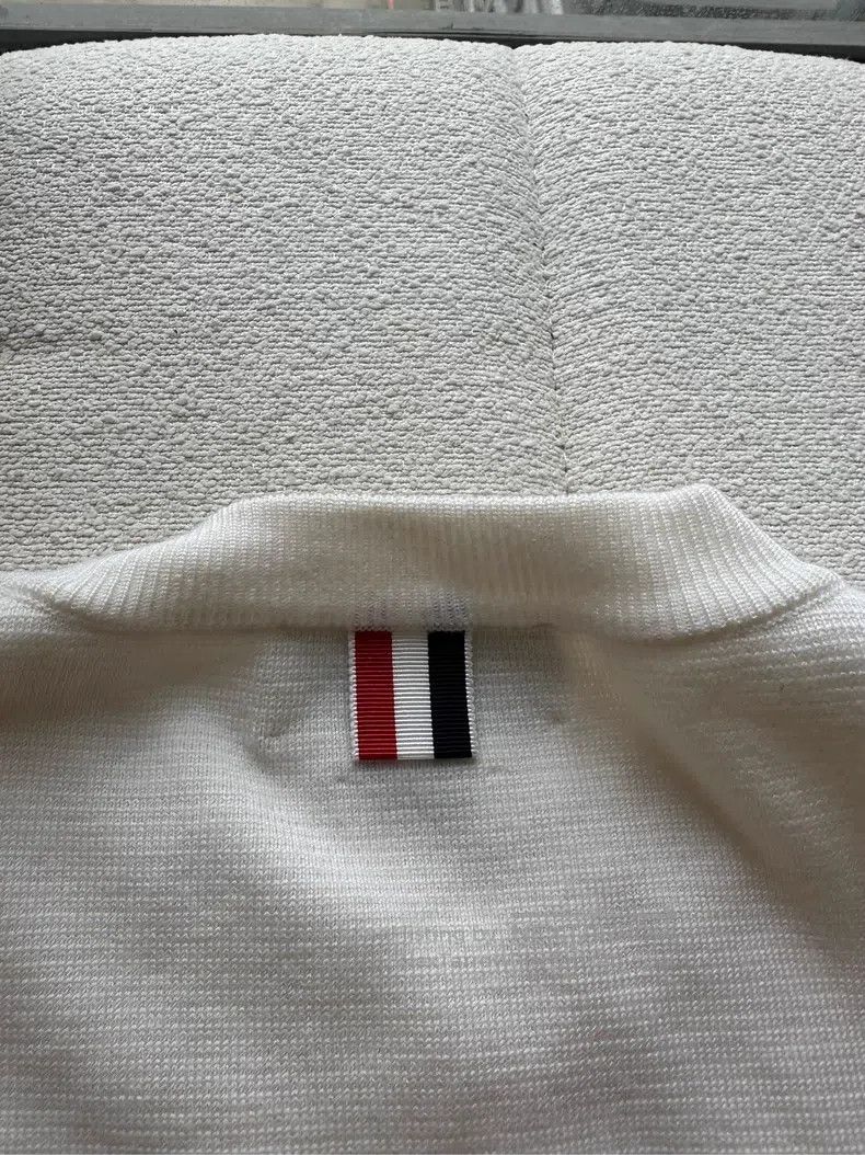 Thom Browne Thom Browne Ivory White Wool Knit Sweater Size US M / EU 48-50 / 2 - 4 Thumbnail