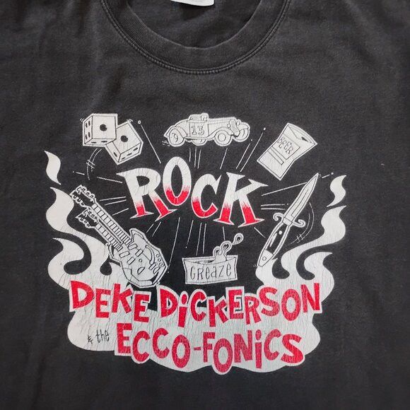 Hanes Vintage Deke Dickerson And The Ecco-Fonics T-Shirt Size US L / EU 52-54 / 3 - 1 Thumbnail