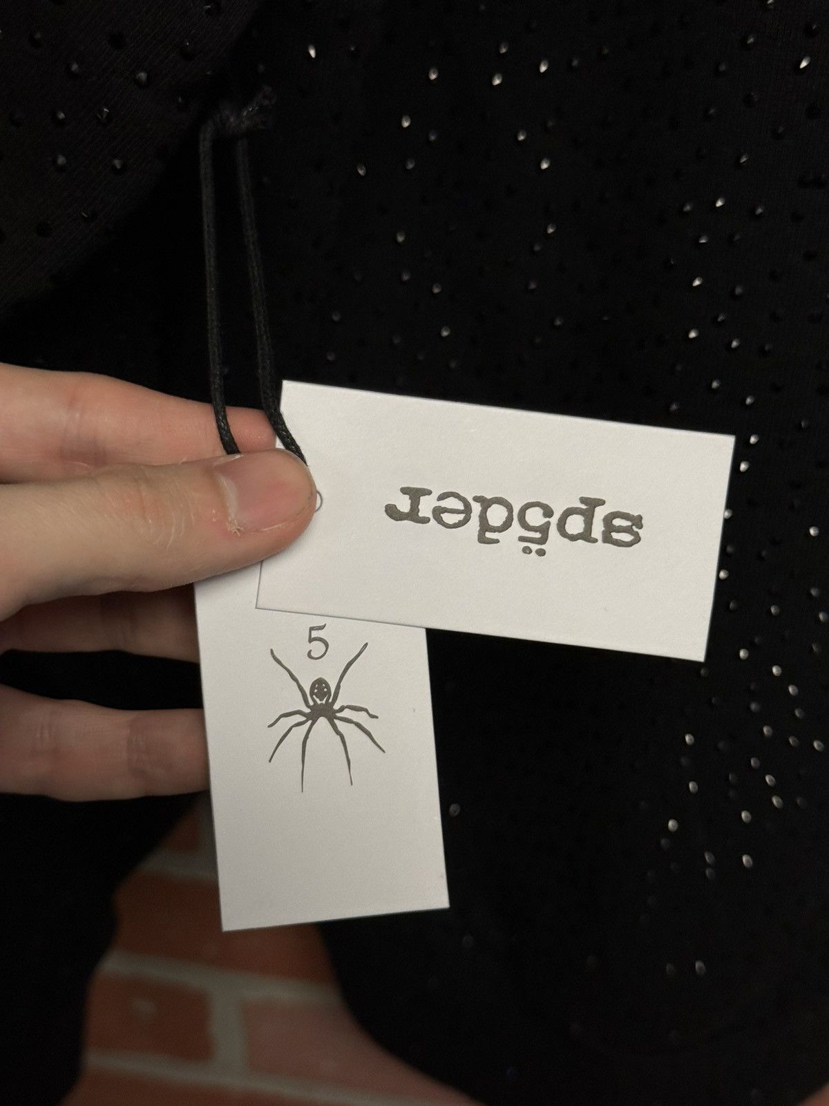 Sp5der Spider Crystals Stone Hoodie Black Size Small Rare Size US S / EU 44-46 / 1 - 8 Thumbnail