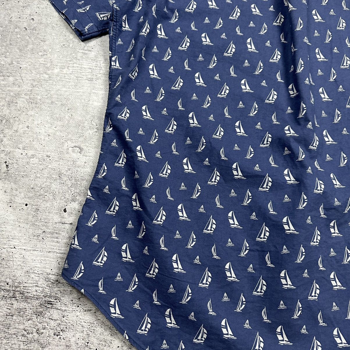 Polo Ralph Lauren Polo Ralph Lauren Yachts Short Sleeve Slim Fit Shirt Men’s Size US M / EU 48-50 / 2 - 15 Thumbnail