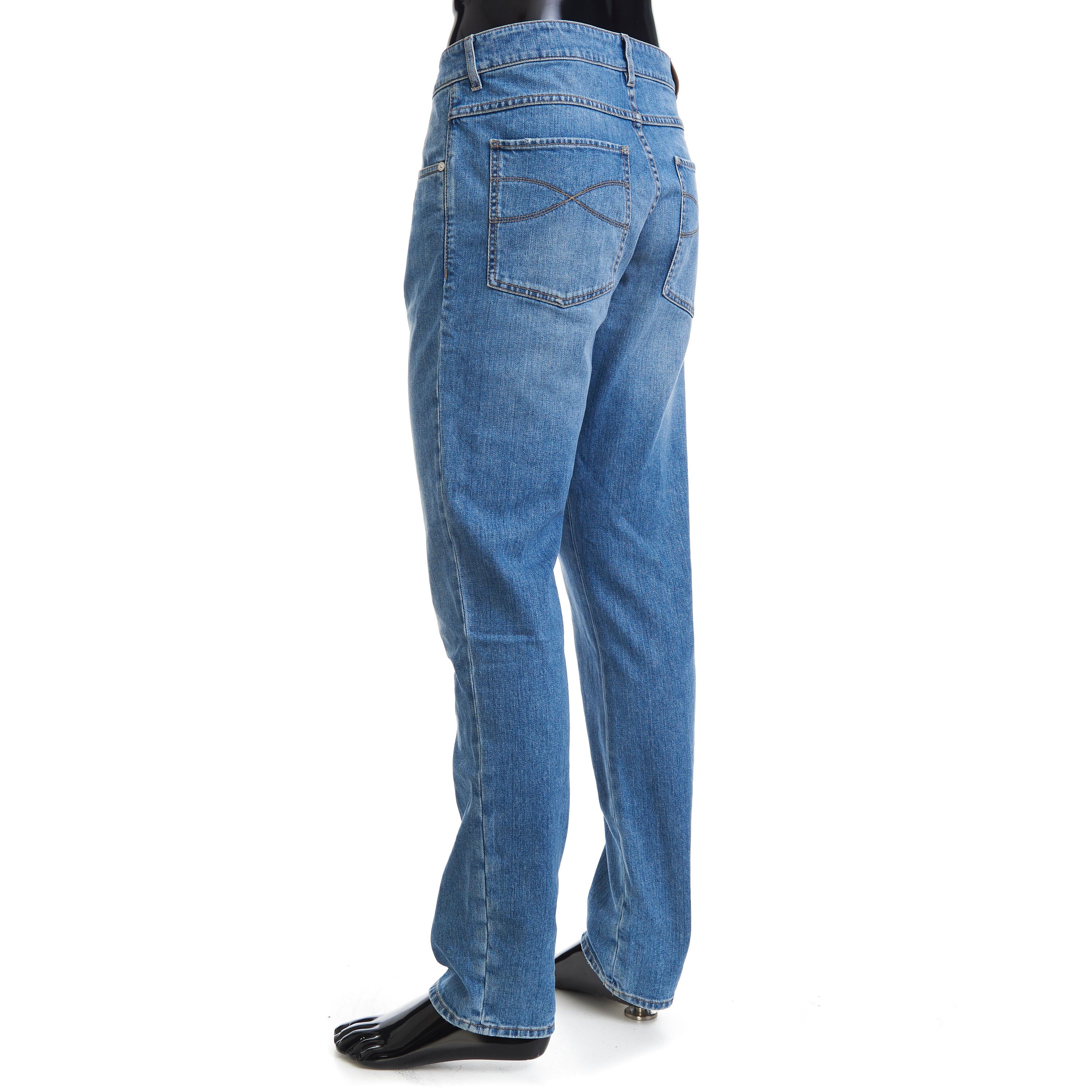 Brunello Cucinelli Slim Fit Five Pocket Jeans Trousers In Light Blue Denim Size US 34 / EU 50 - 6 Thumbnail