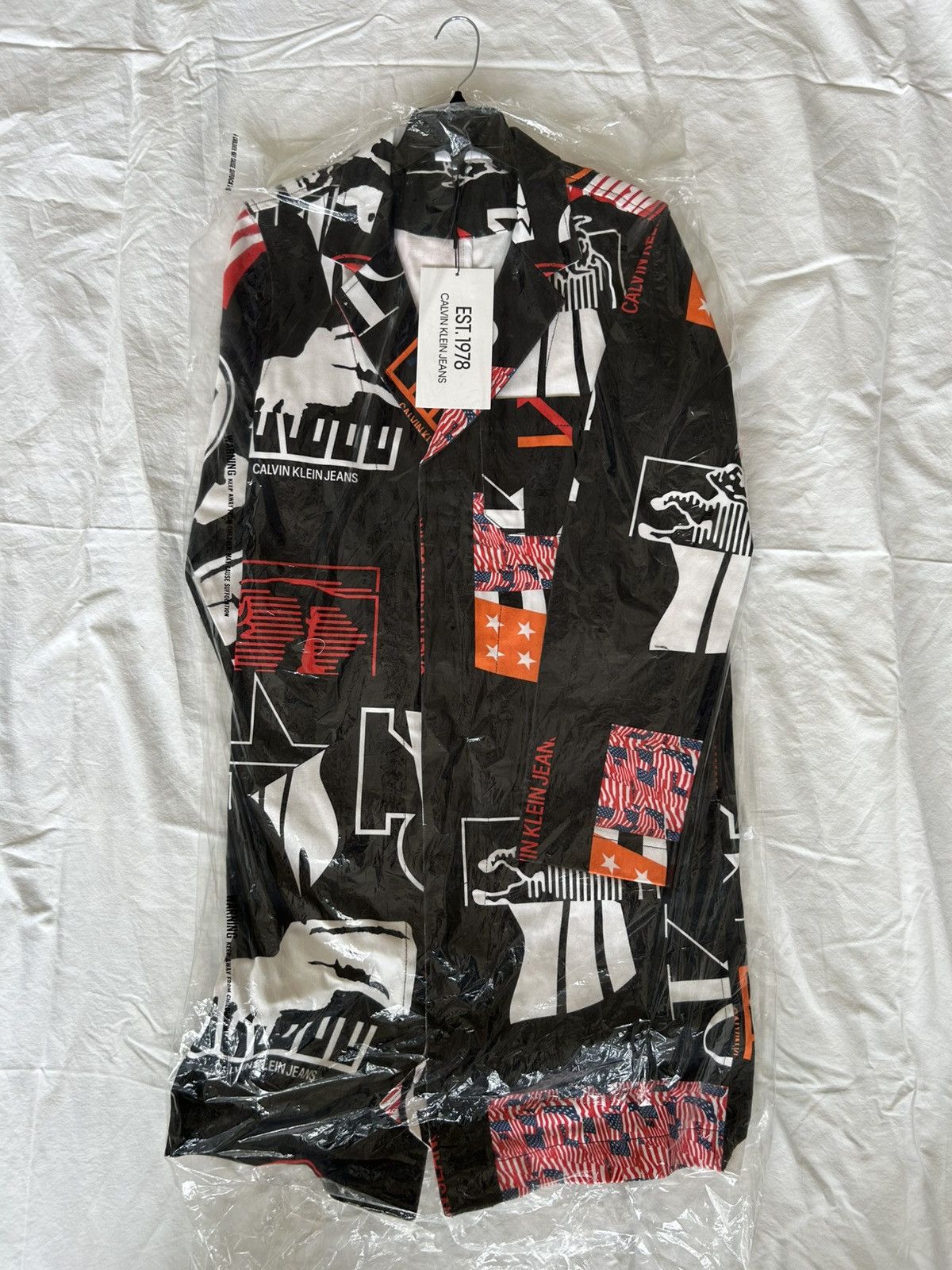 Calvin Klein 205W39NYC × Raf Simons Calvin Klein Est 1978 by RAF Simons Denim Trench Coat Size US XL / EU 56 / 4 - 8 Thumbnail