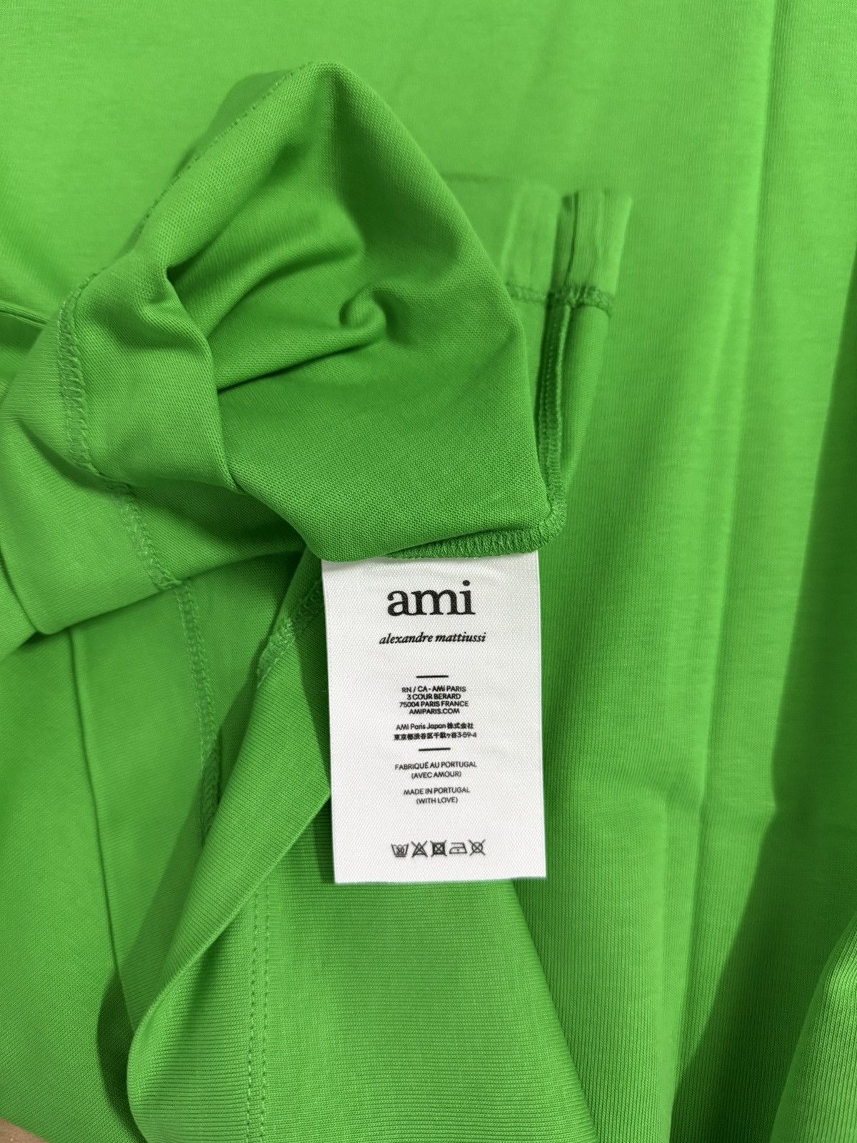 AMI Ami Paris Tonal Heart T-Shirt NEW Size US L / EU 52-54 / 3 - 6 Thumbnail