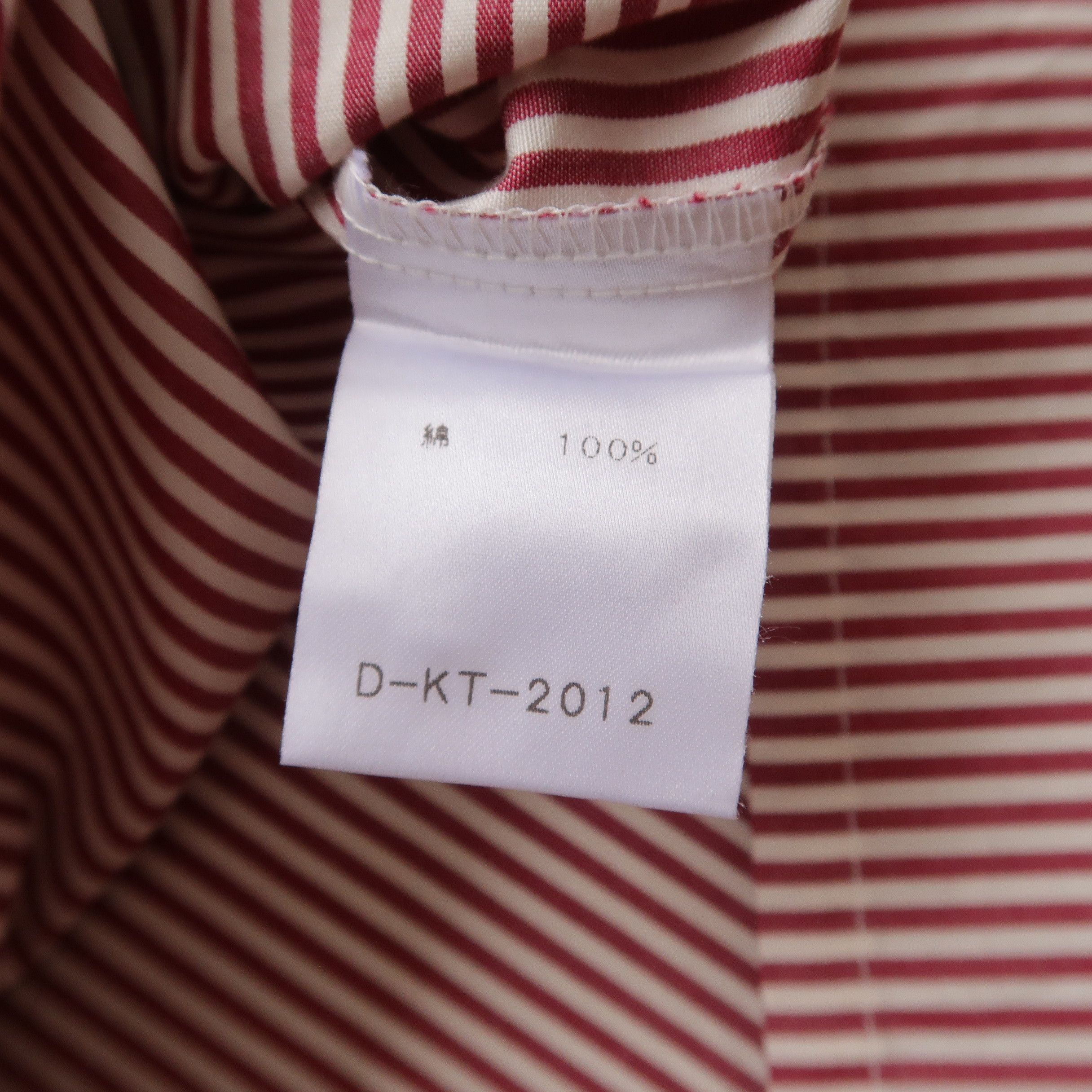 Japanese Brand 1990s Karl Lagerfeld Stripe Party Shirt Laces Size US M / EU 48-50 / 2 - 13 Thumbnail