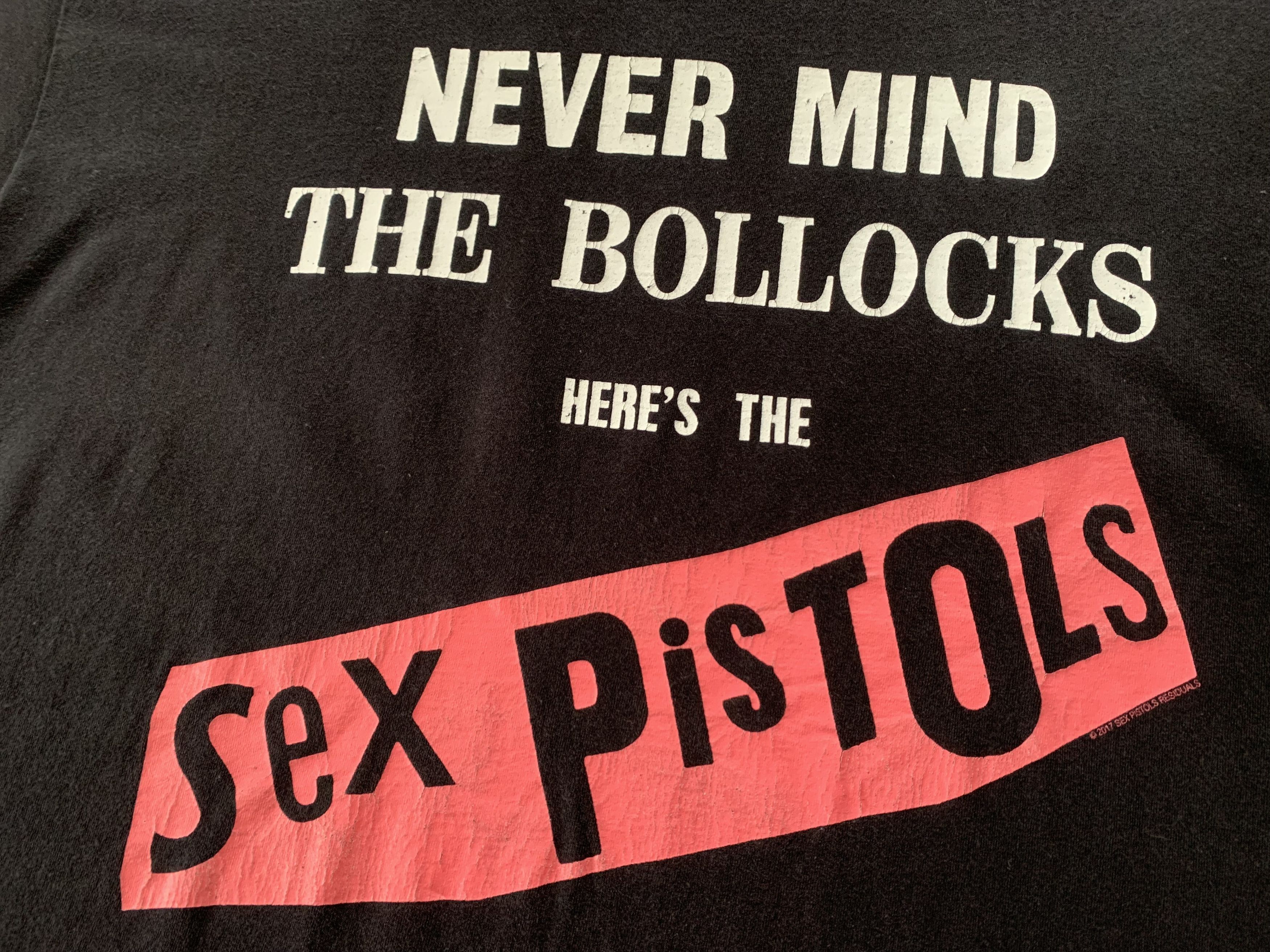 Band Tees × Fruit Of The Loom × Vintage Vintage Sex Pistols Never Mind T-Shirt Size US XL / EU 56 / 4 - 5 Thumbnail