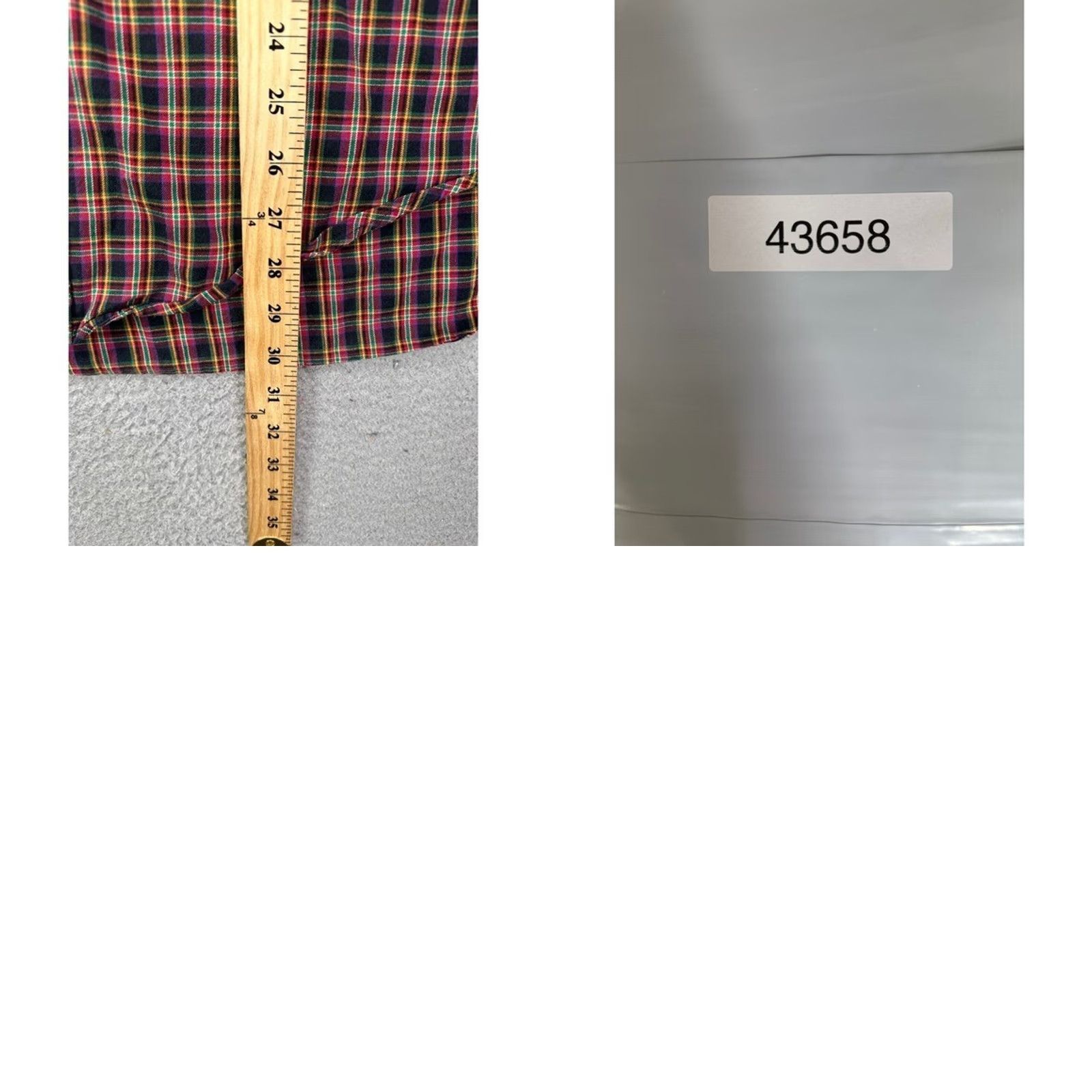 Ralph Lauren Ralph Lauren Shirt Adult Large Black Multi Tartan Plaid Classic Button Down Mens Size US L / EU 52-54 / 3 - 8 Thumbnail