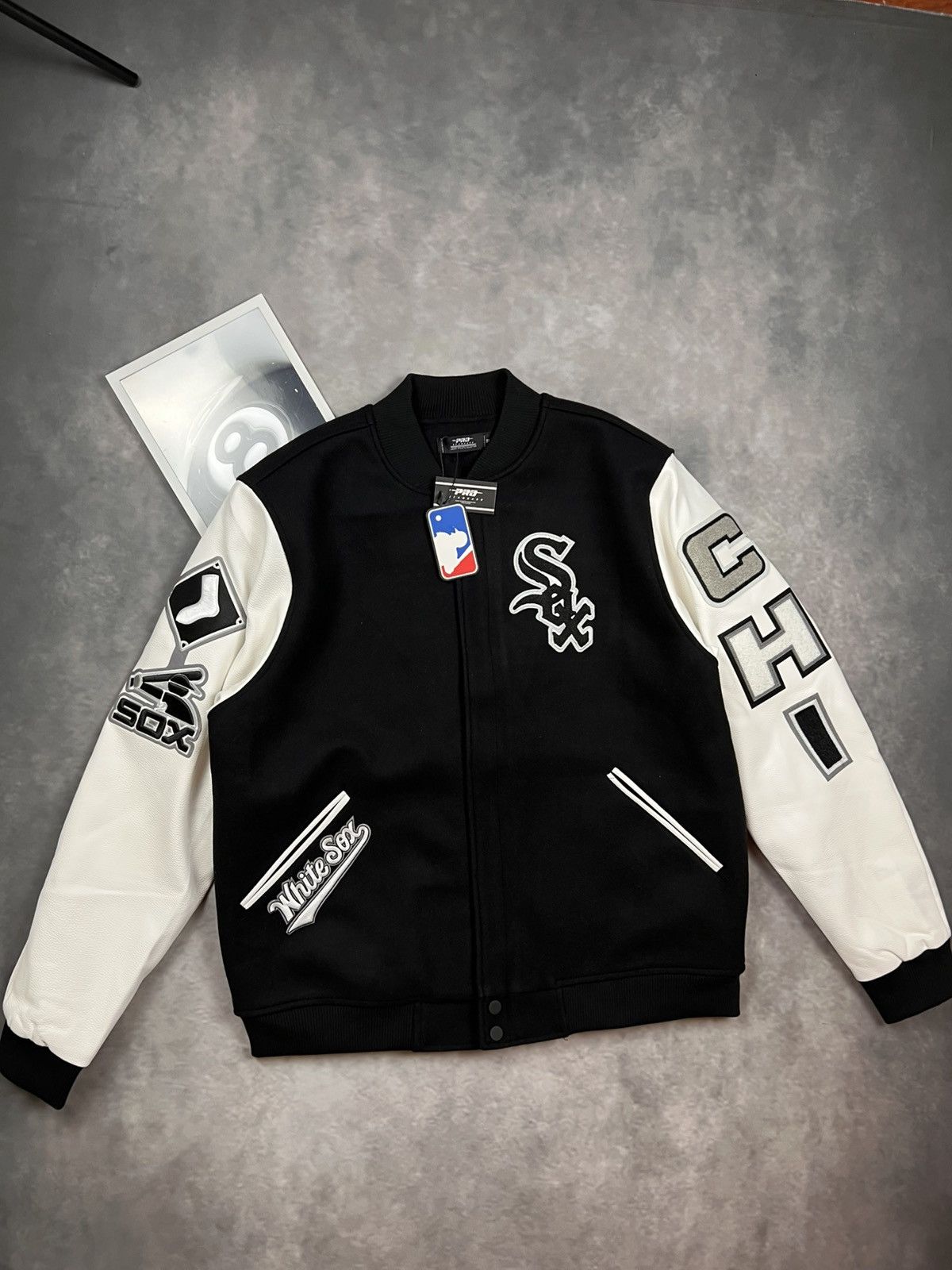Pro Standard NWT Pro Standard Chicago White Sox Varsity Jacket Black 2XL Size US XXL / EU 58 / 5 - 5 Thumbnail