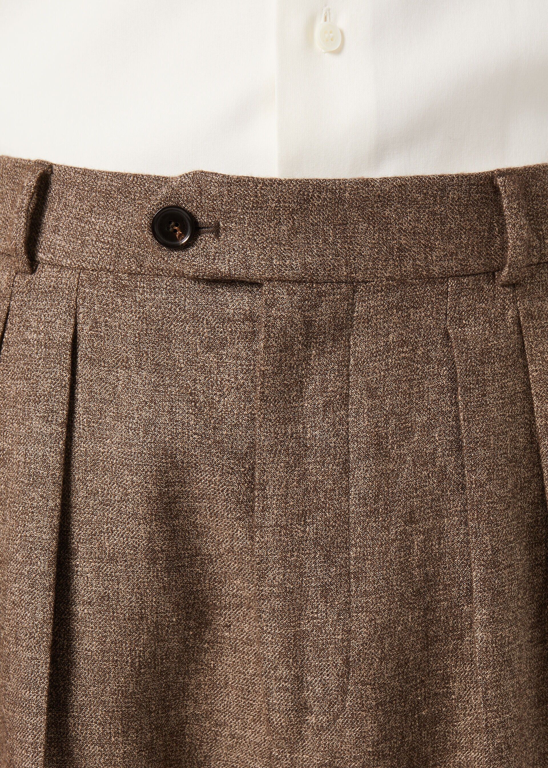 Loro Piana os11x0226 FAQ9694 Stafford Pant in Cronfield Brown Size US 36 / EU 52 - 3 Thumbnail