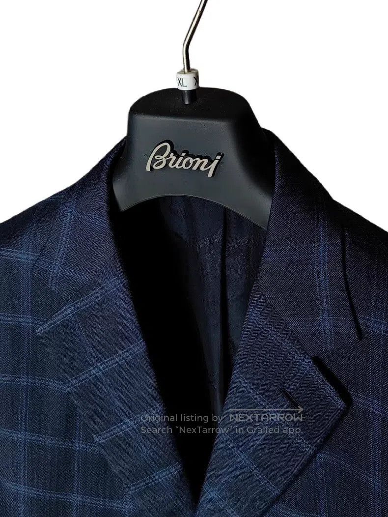 Brioni Brioni Cashmere and silk handmade single-breasted suit Size US L / EU 52-54 / 3 - 3 Thumbnail
