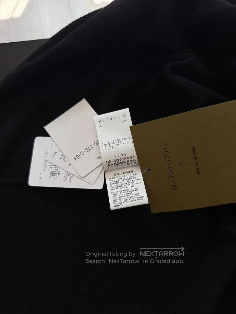 Yohji Yamamoto Yohji Yamamoto 24AW Main Line Show Cashmere Collar long sl Size US L / EU 52-54 / 3 - 6 Thumbnail