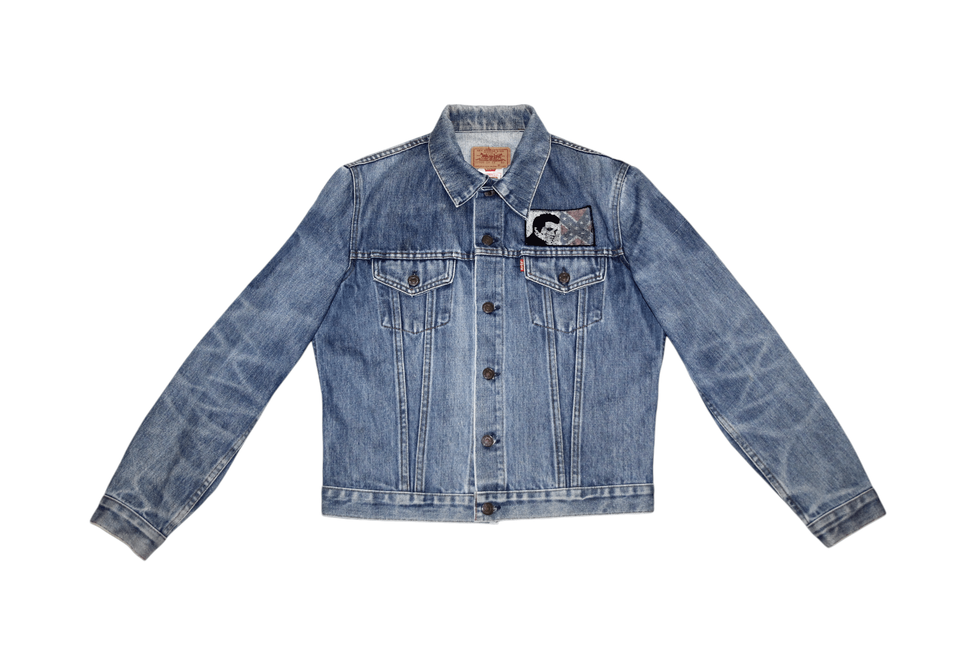 Levi's 70s-80s Levi’s Dnm Trucker Jacket 70500 09 17 Elvis Artwork Size US M / EU 48-50 / 2 - 7 Thumbnail